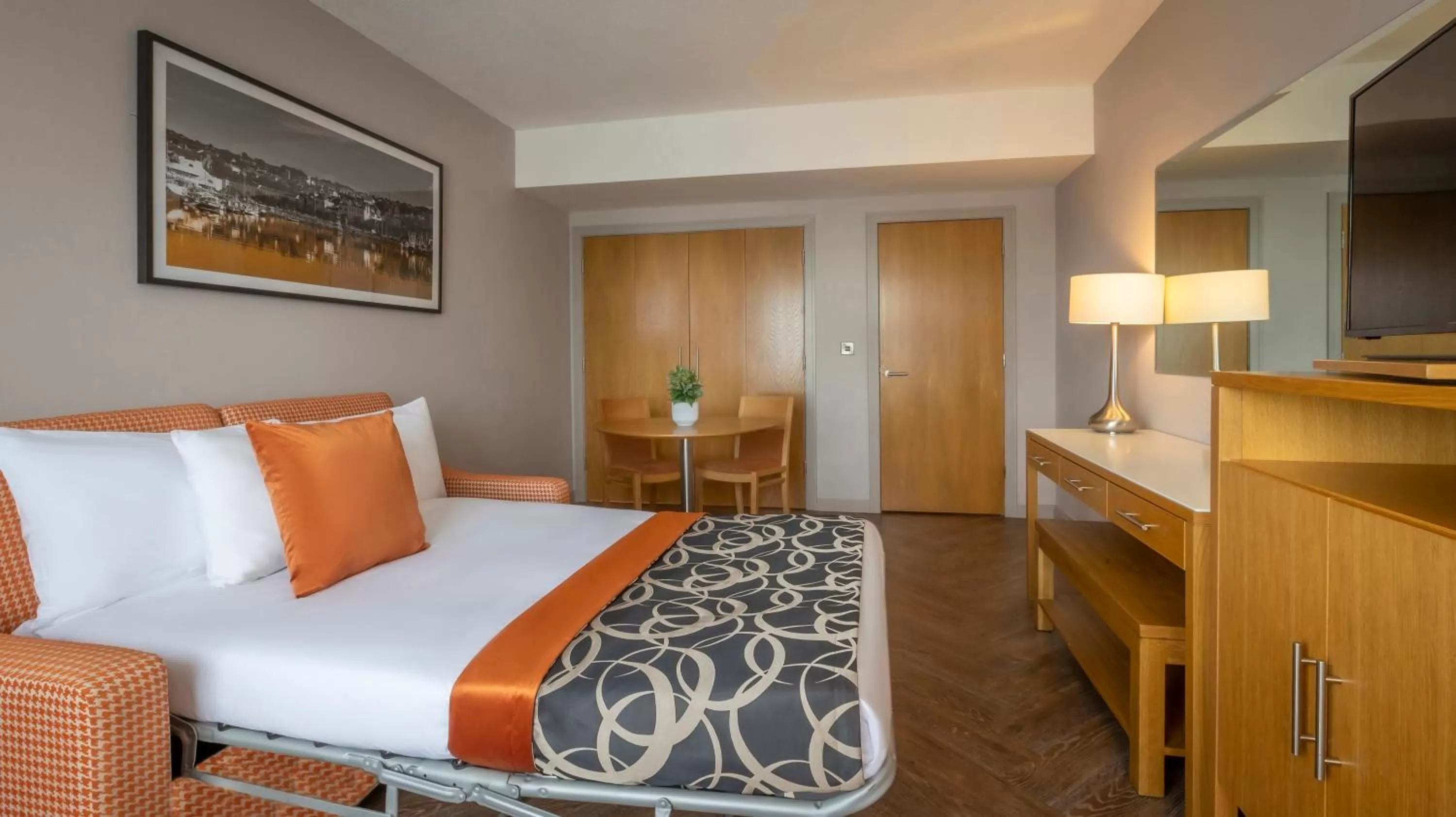 Living room, Bed in Clayton Hotel Liffey Valley