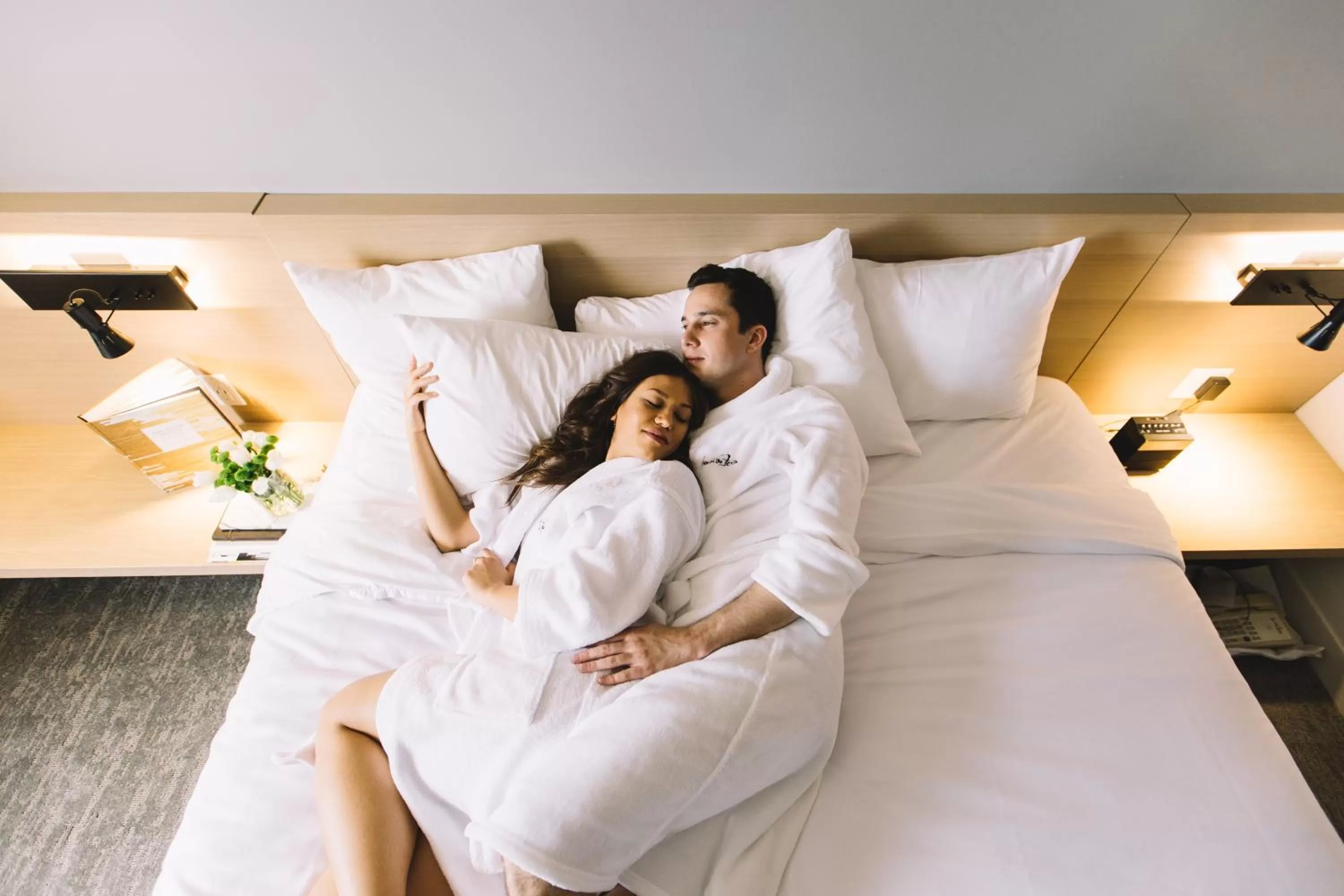 Bed in Inn at the Forks