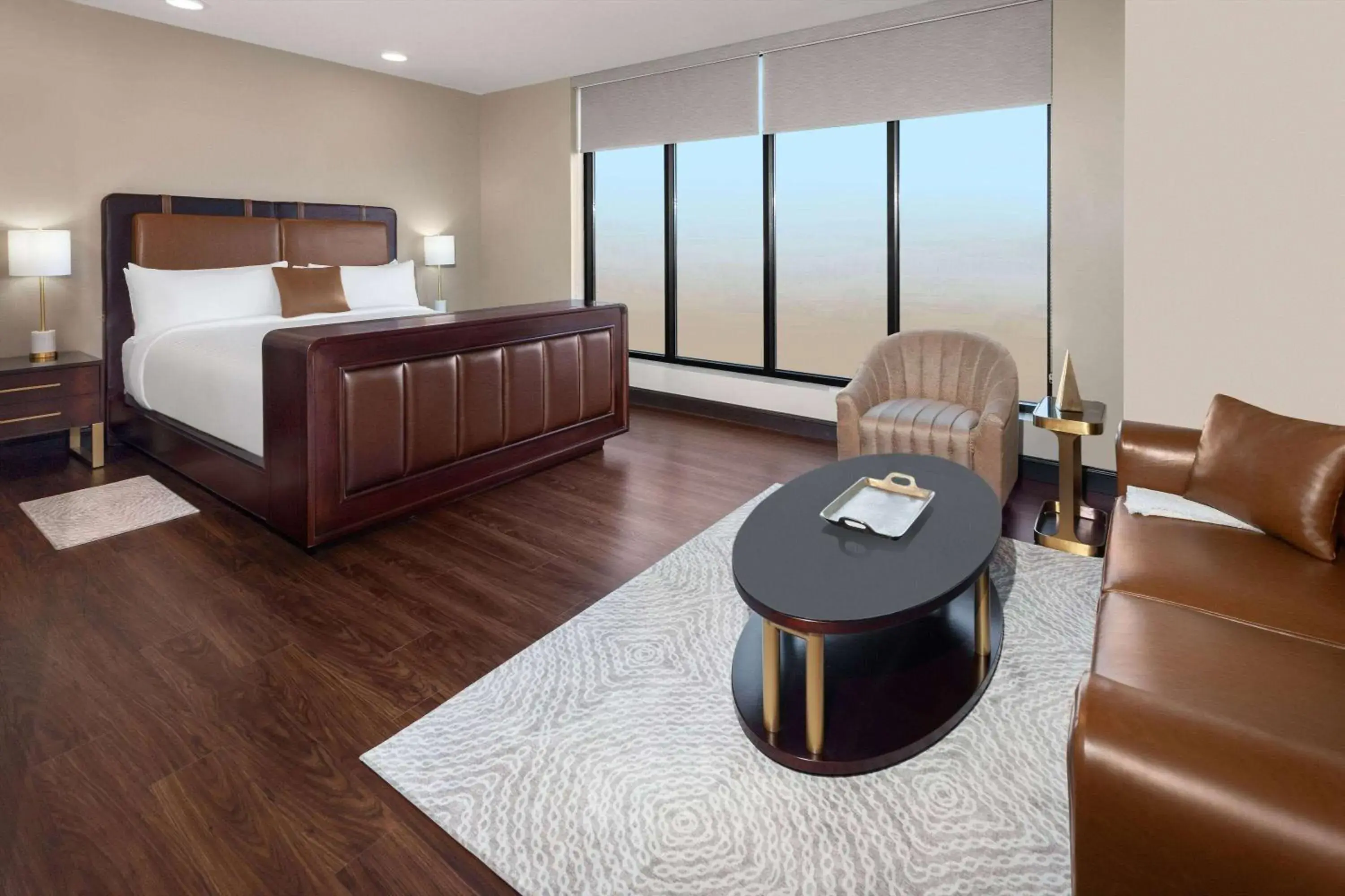 Bed, Seating Area in The Legacy Hotel Trademark Collection by Wyndham