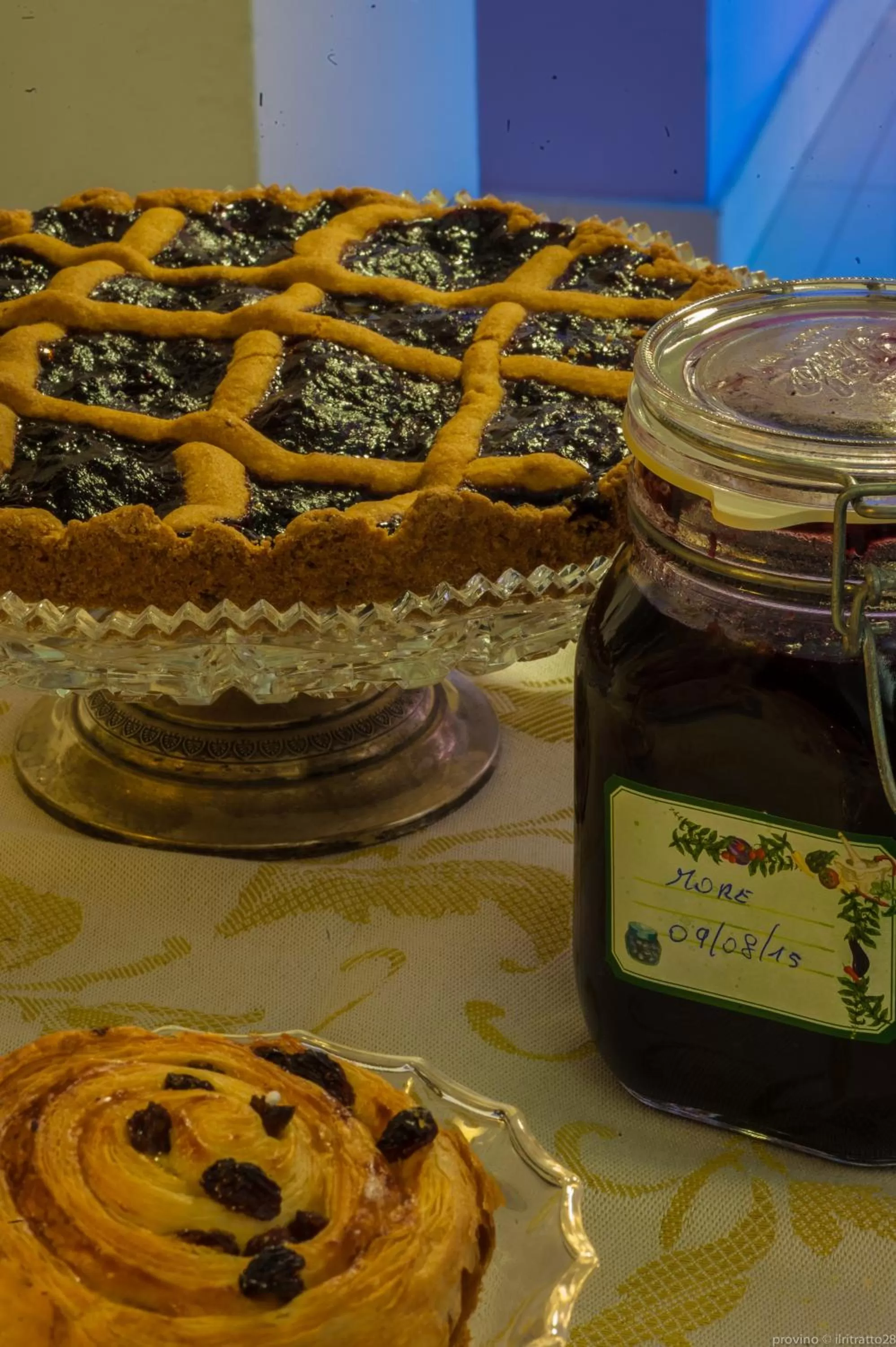 Buffet breakfast in Hotel Ristorante Alla Vittoria