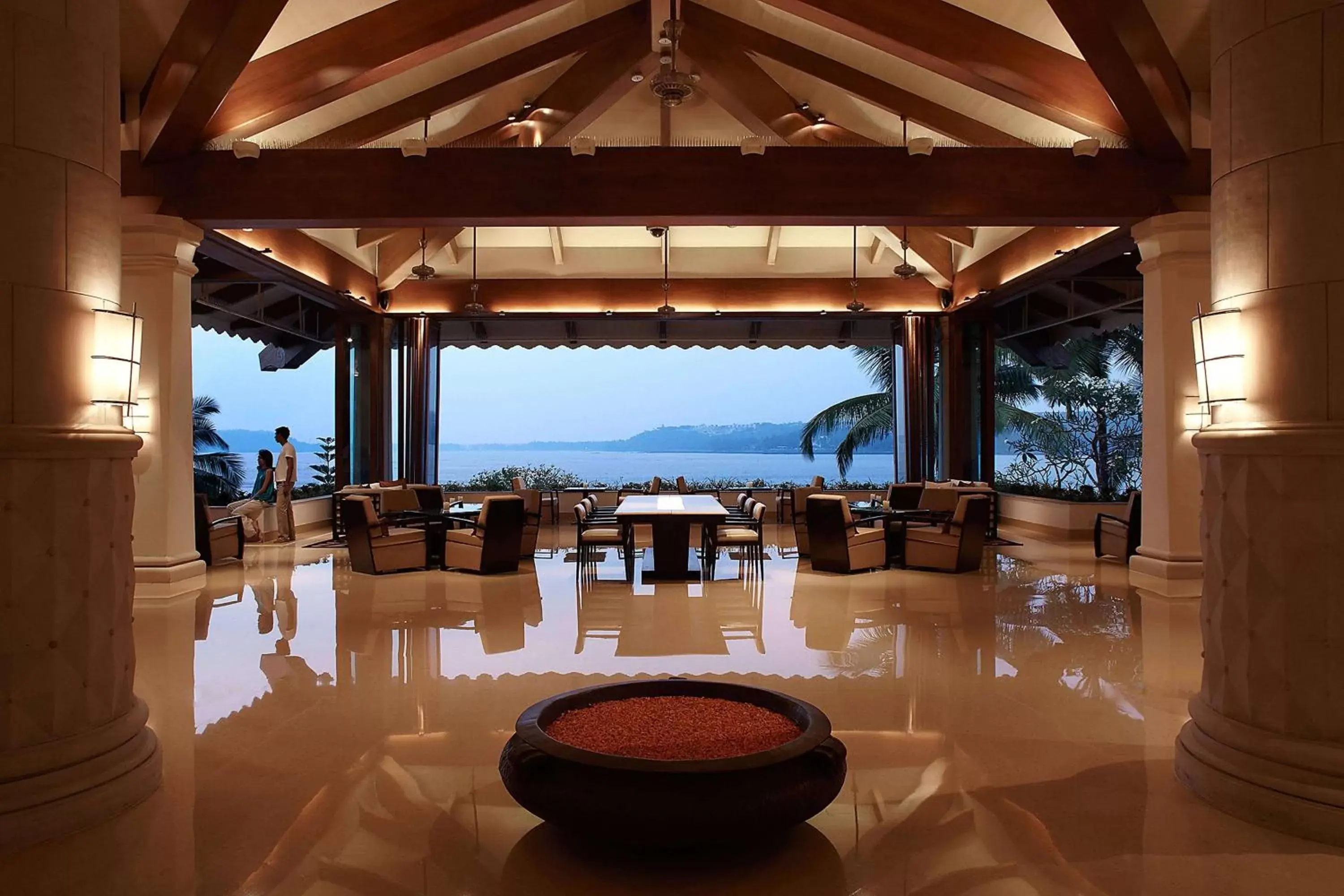 Lobby or reception, Restaurant/Places to Eat in Goa Marriott Resort & Spa