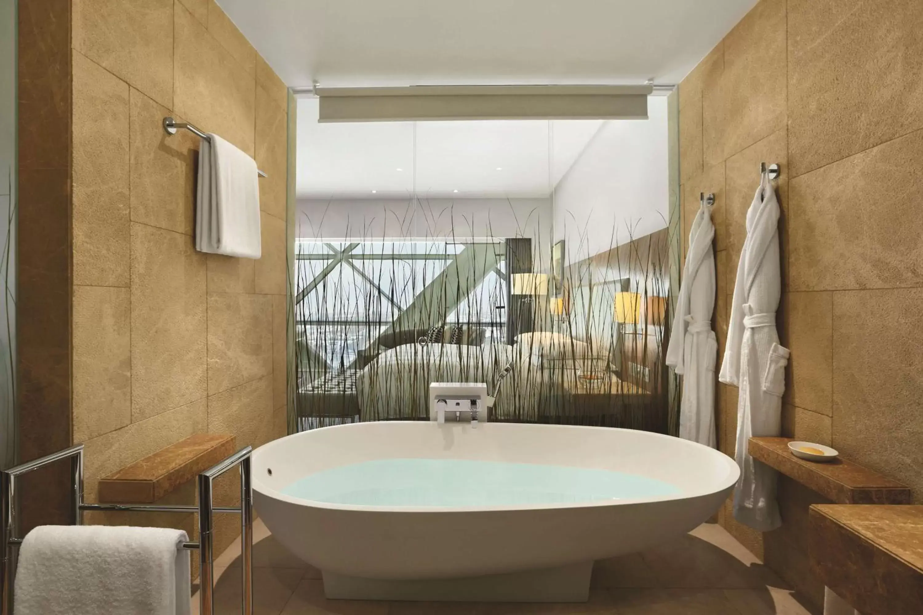 Bathroom in Andaz Capital Gate Abu Dhabi - a concept by Hyatt