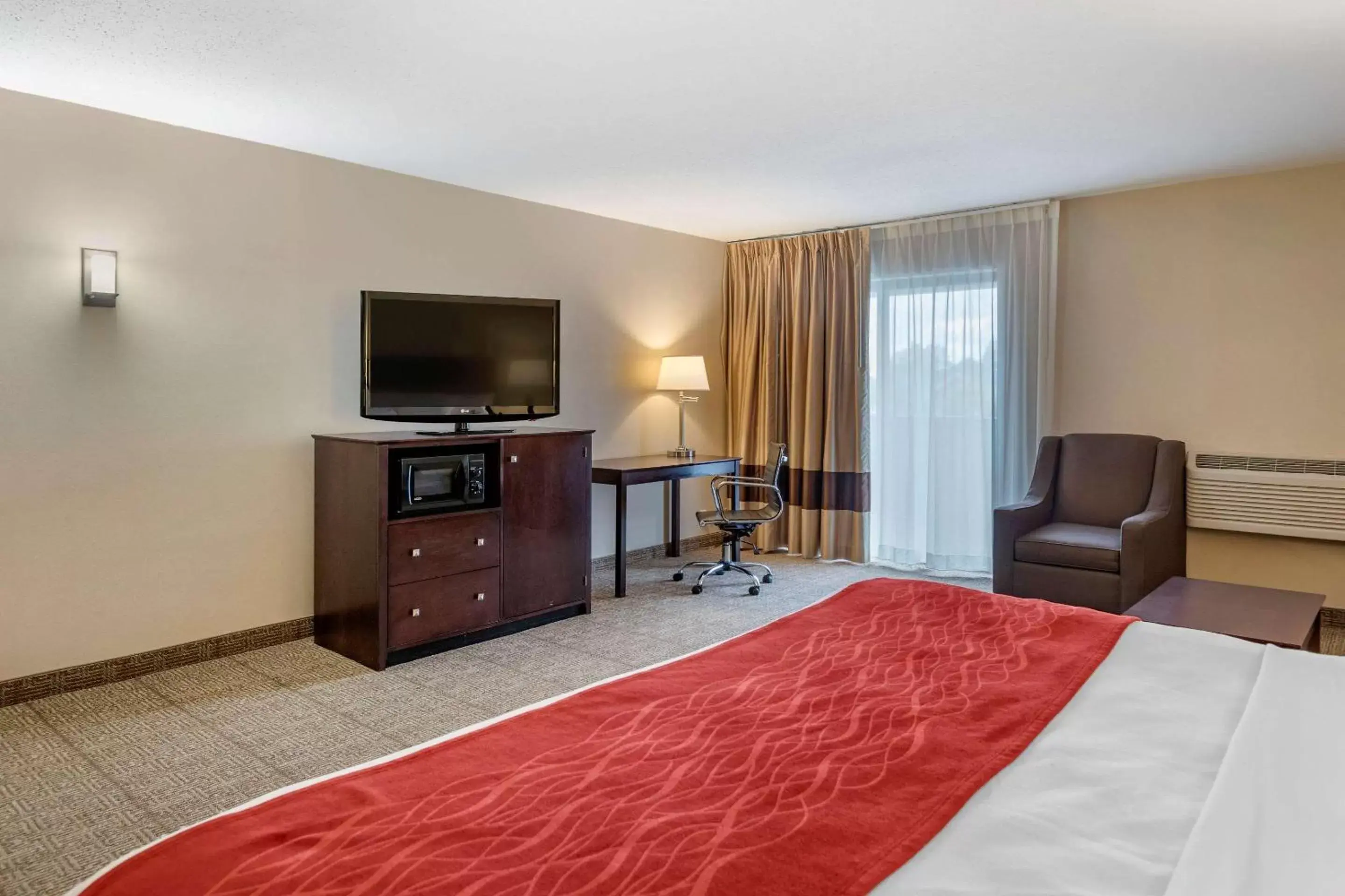 Photo of the whole room, TV/Entertainment Center in Comfort Inn Lansing