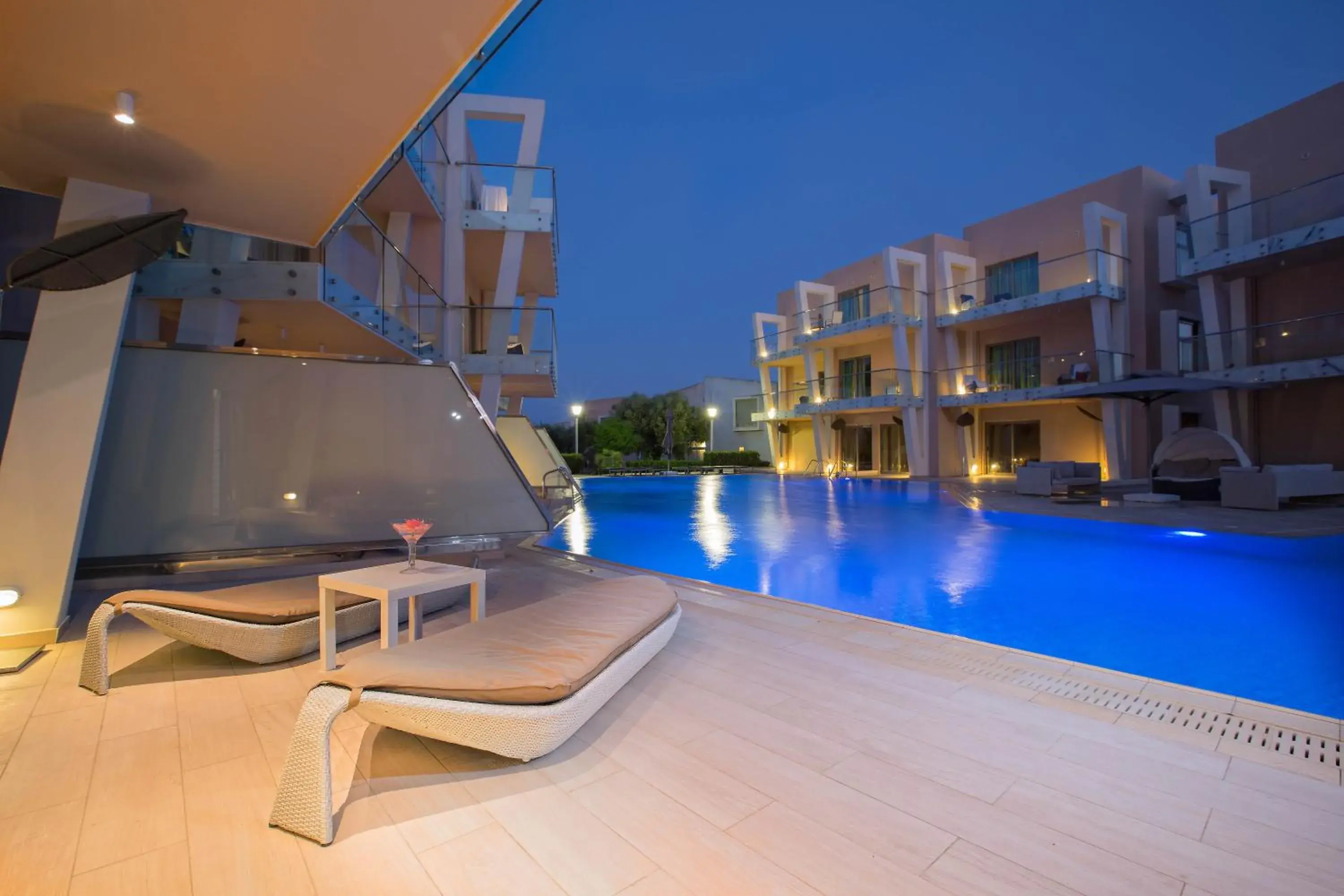 Balcony/Terrace, Swimming Pool in Eden Roc Resort - All Inclusive