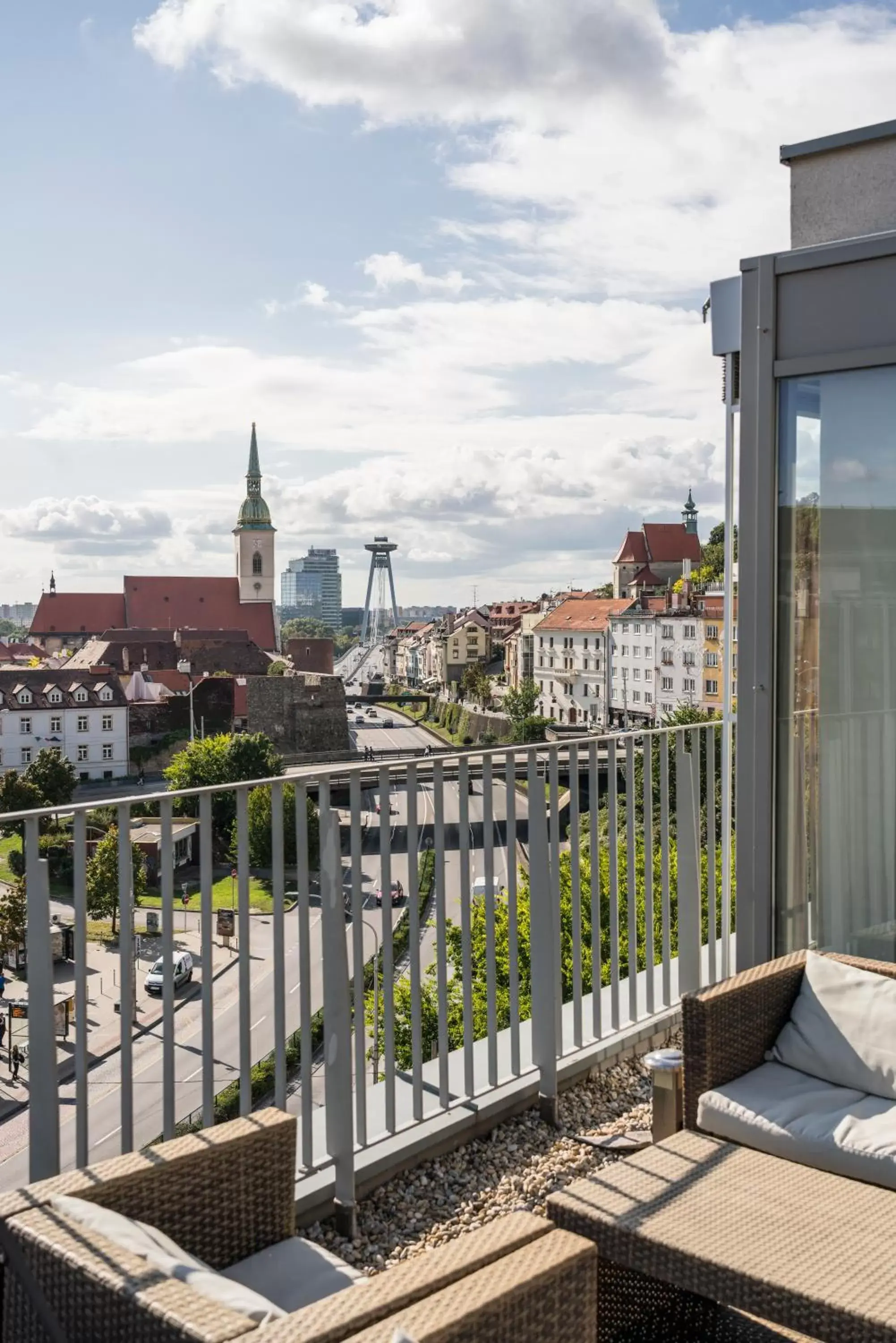 Balcony/Terrace in Falkensteiner Hotel Bratislava