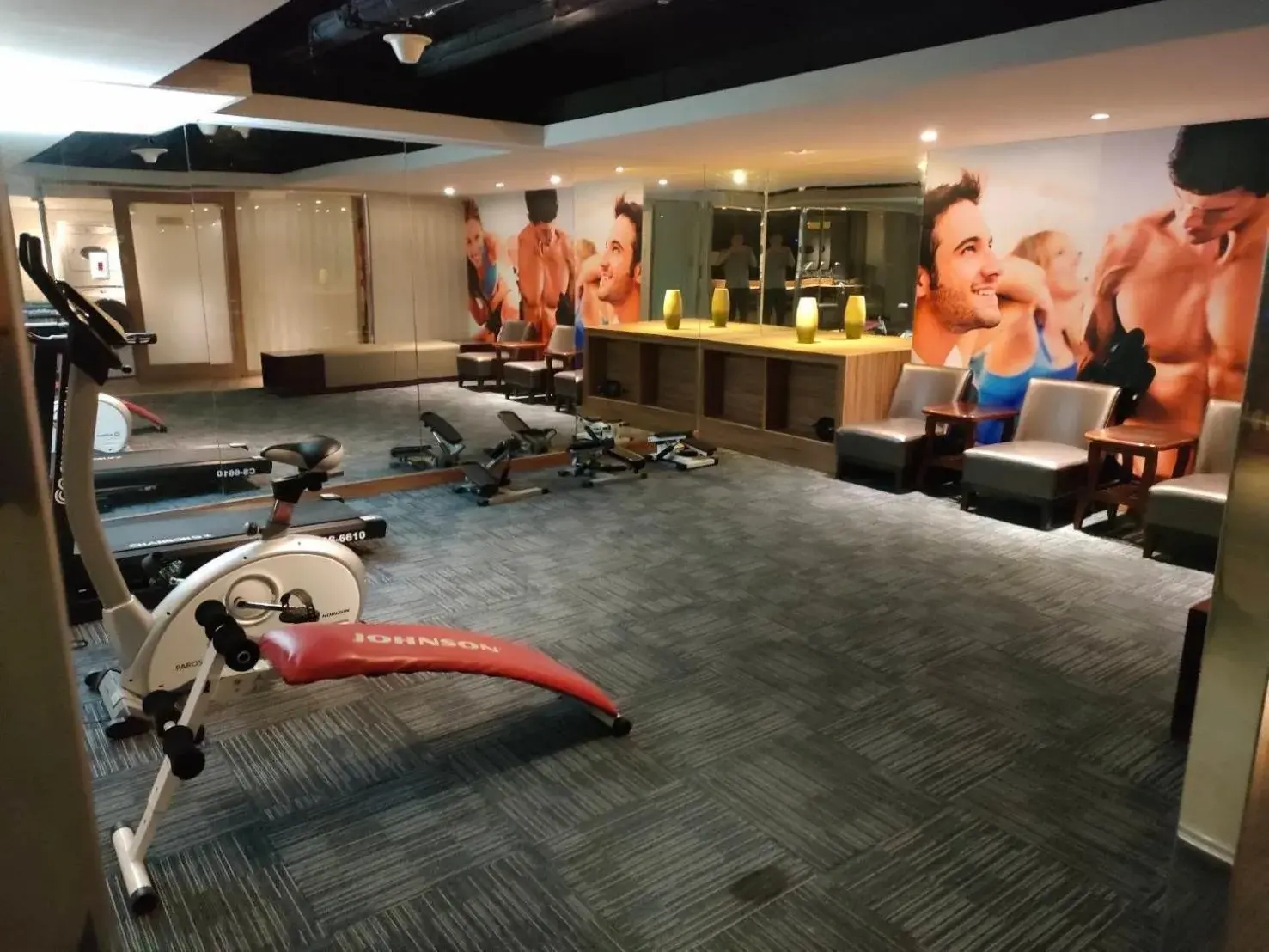 Fitness centre/facilities, Fitness Center/Facilities in Hotel Cloud