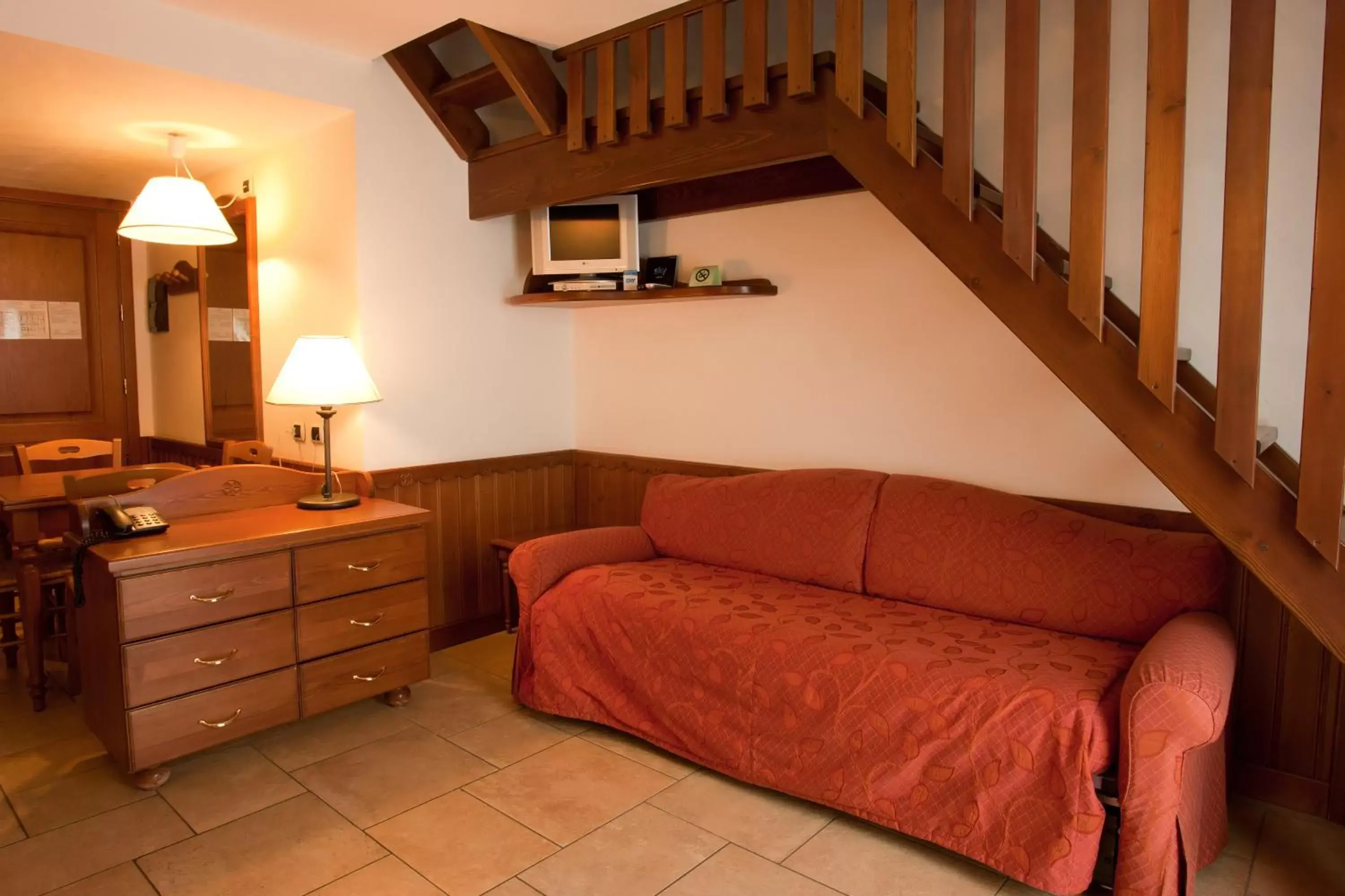 Living room, Seating Area in Residence Le Grand Chalet