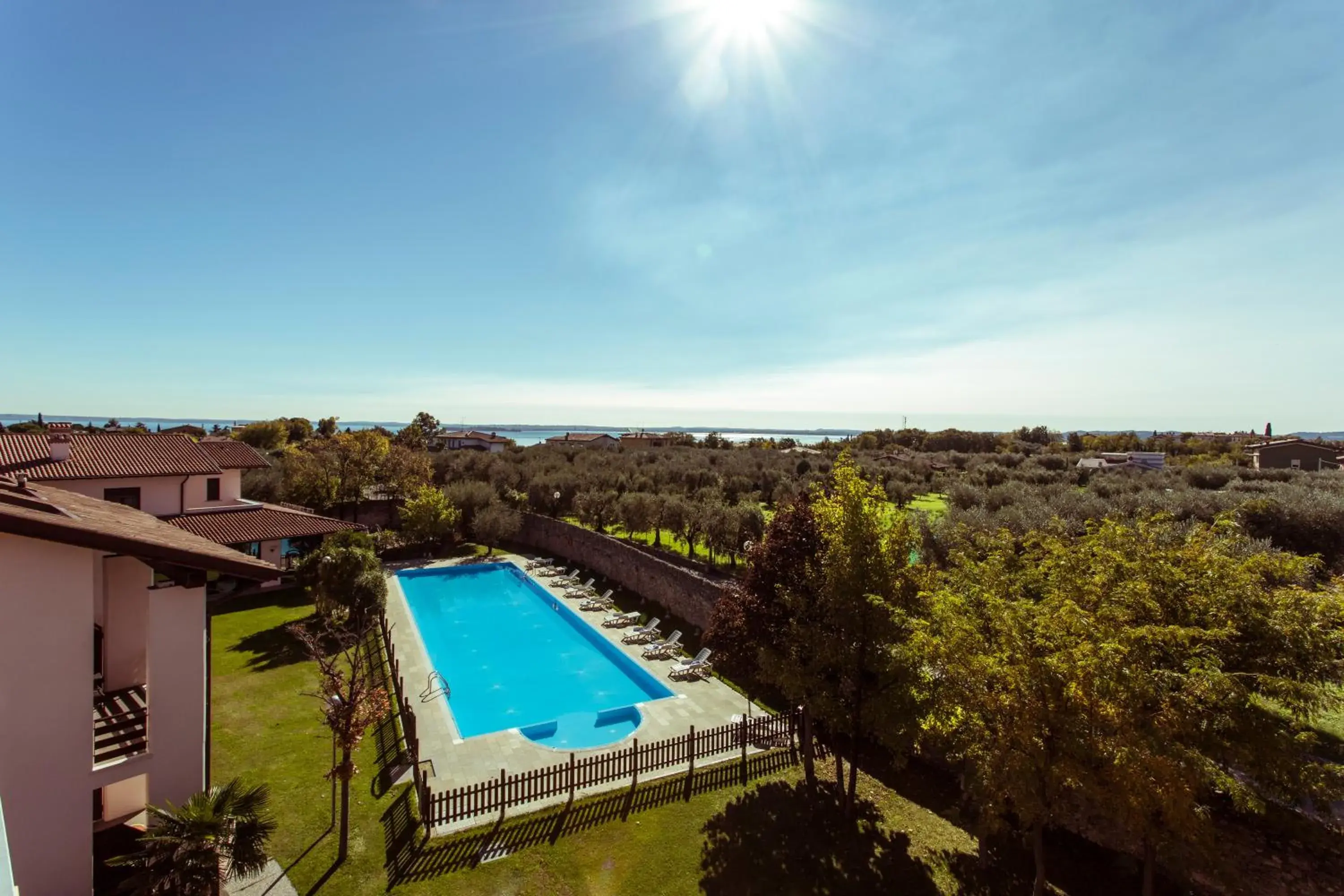 Spring, Pool View in Hotel Splendid Sole