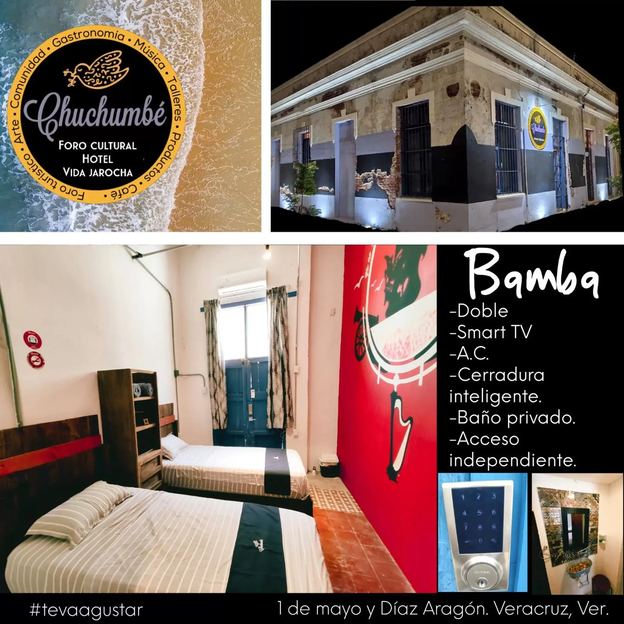 Superior Twin Room in Chuchumbé Hotel Cultural, Restaurante & Café Superior Twin Room in Chuchumbé Hotel Cultural, Restaurante & Café