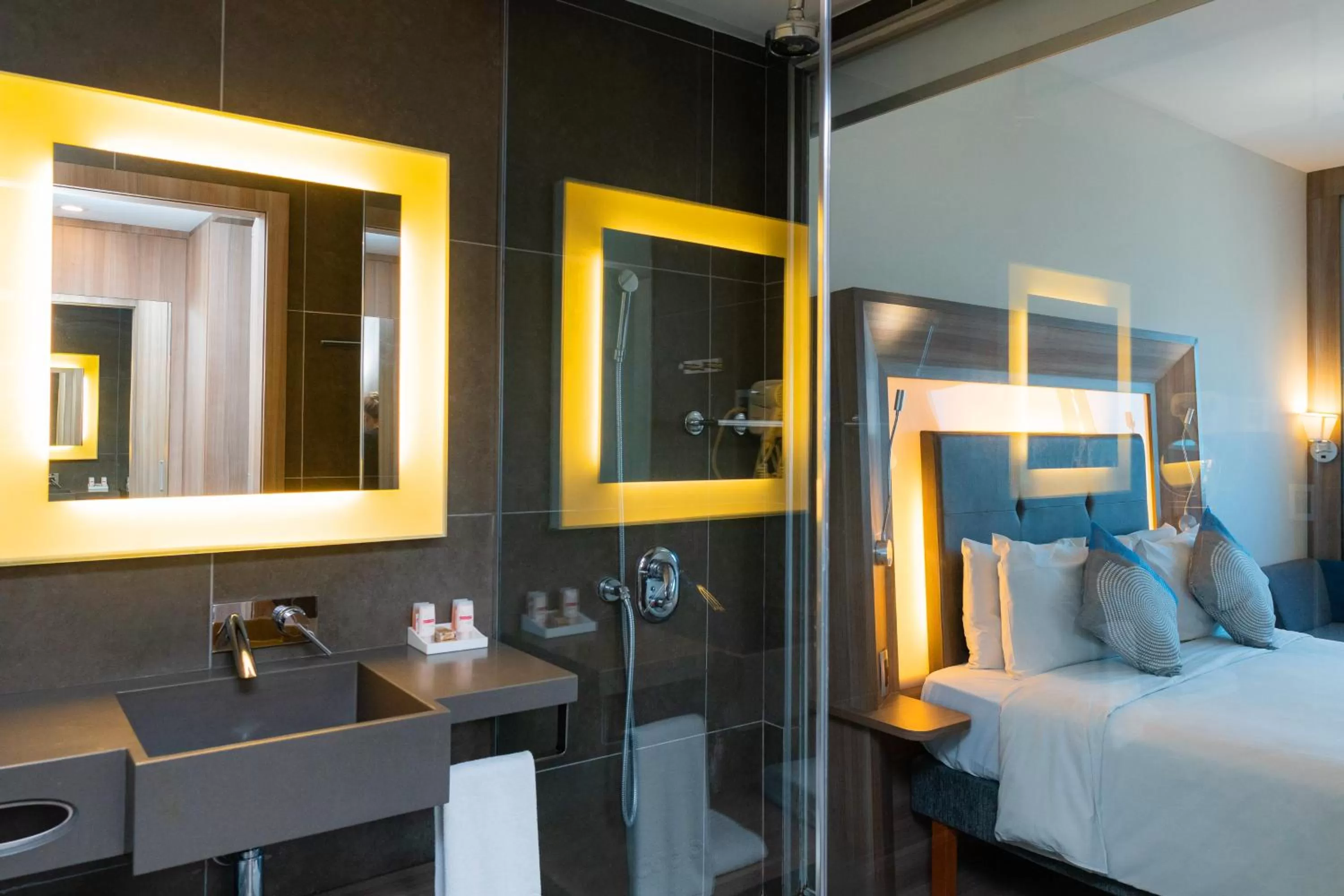 Bed in Novotel Santos Gonzaga