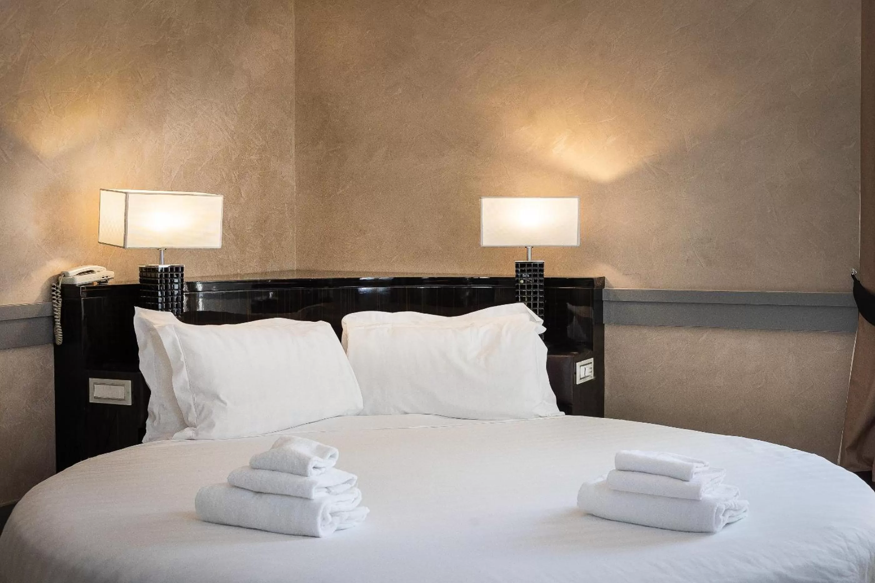 Bed in Hotel Castellino Roma
