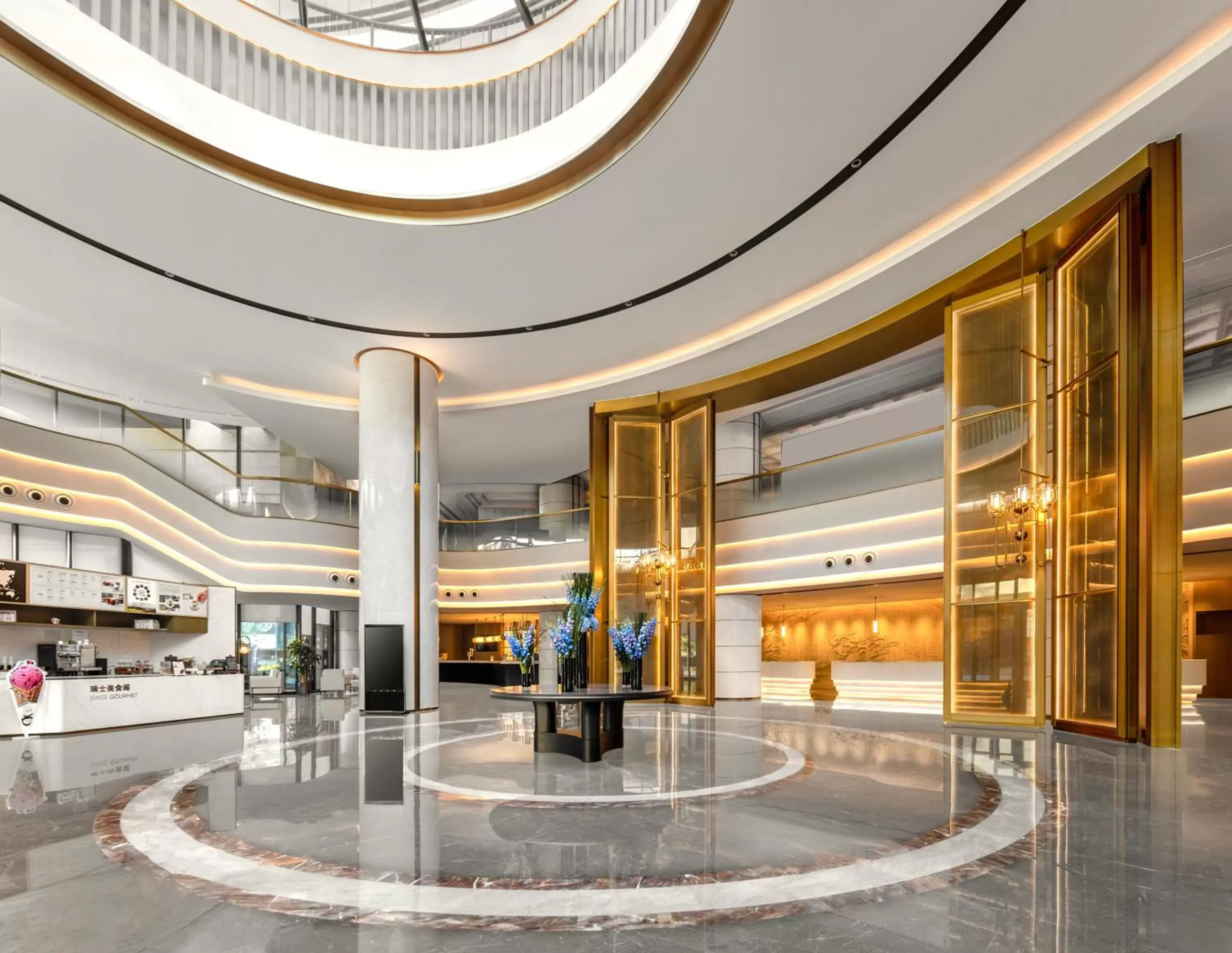 Lobby or reception in Swissotel Beijing Hong Kong Macau Center
