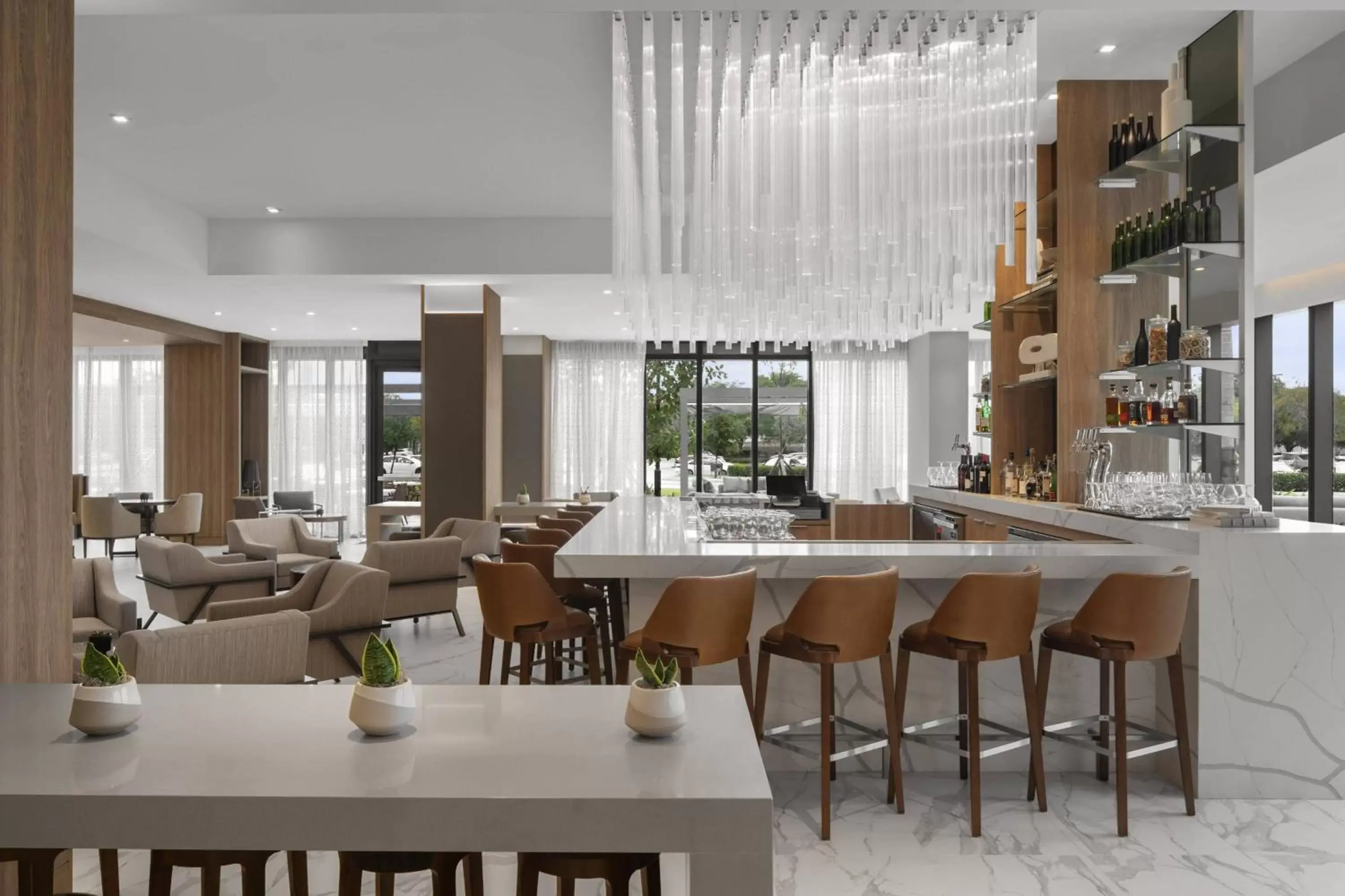 Lounge or bar, Restaurant/Places to Eat in AC Hotel by Marriott Fort Lauderdale Sawgrass Mills Sunrise