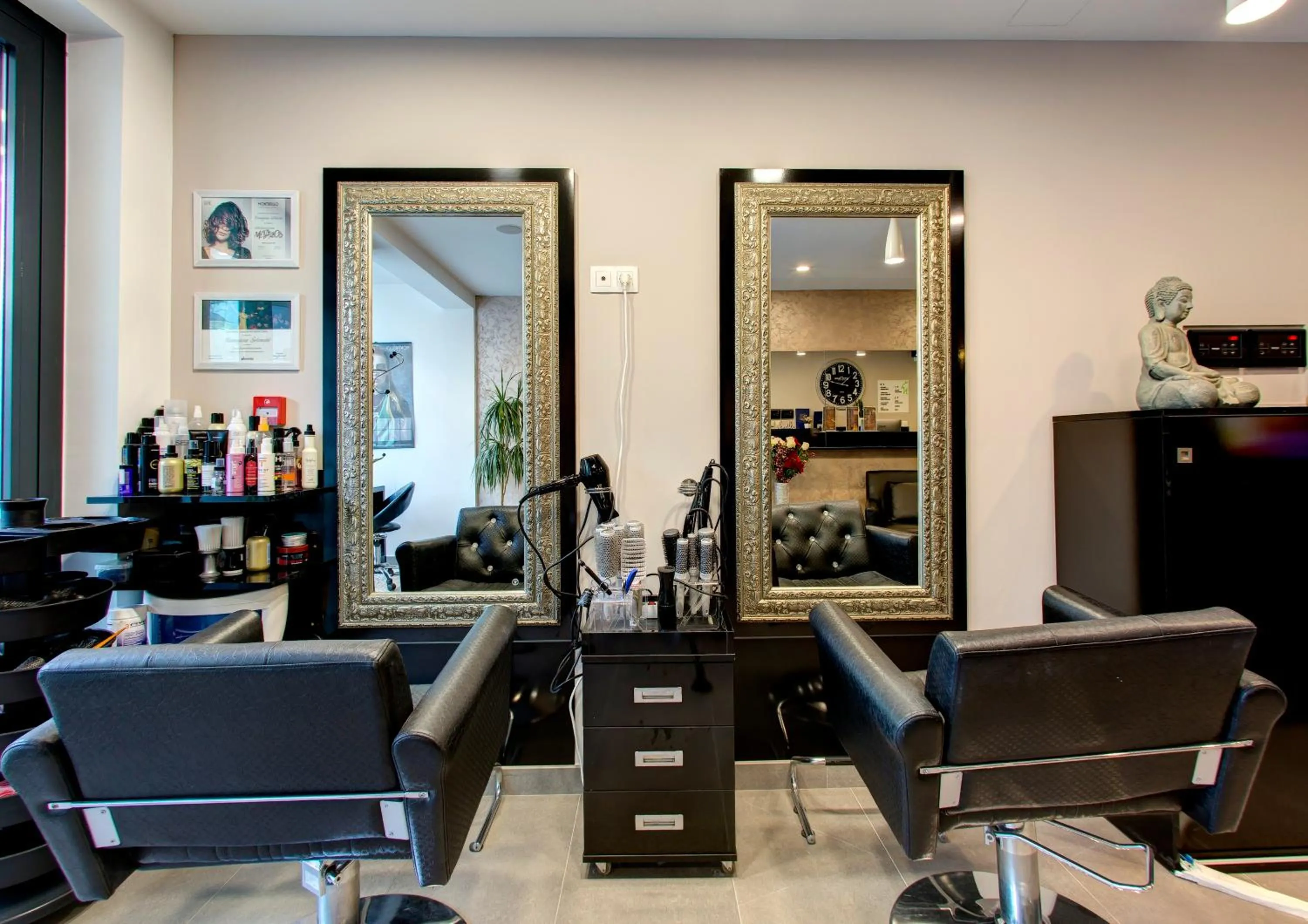 hair dryier in Hotel Eden