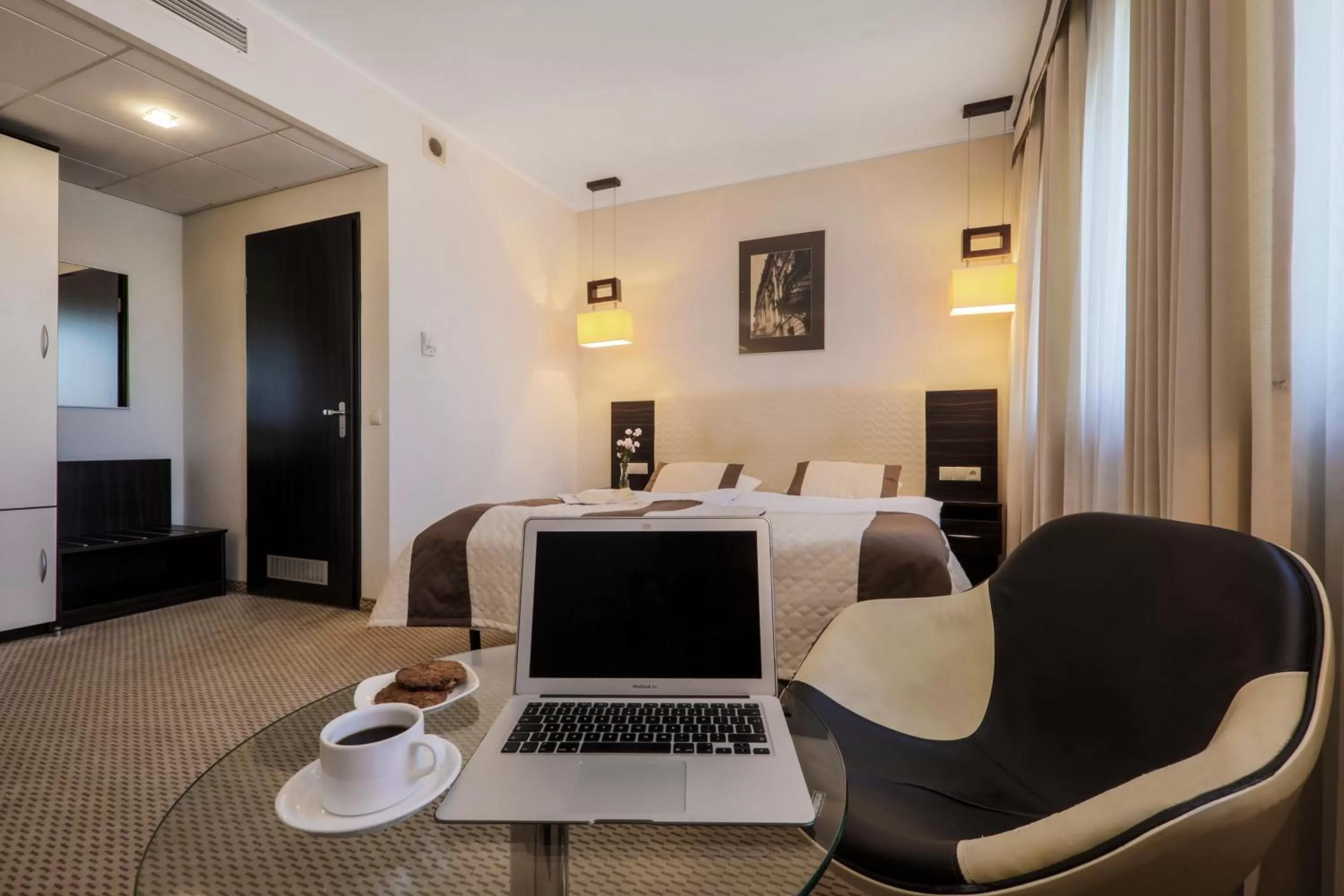 Bed in Hotel Borowiecki