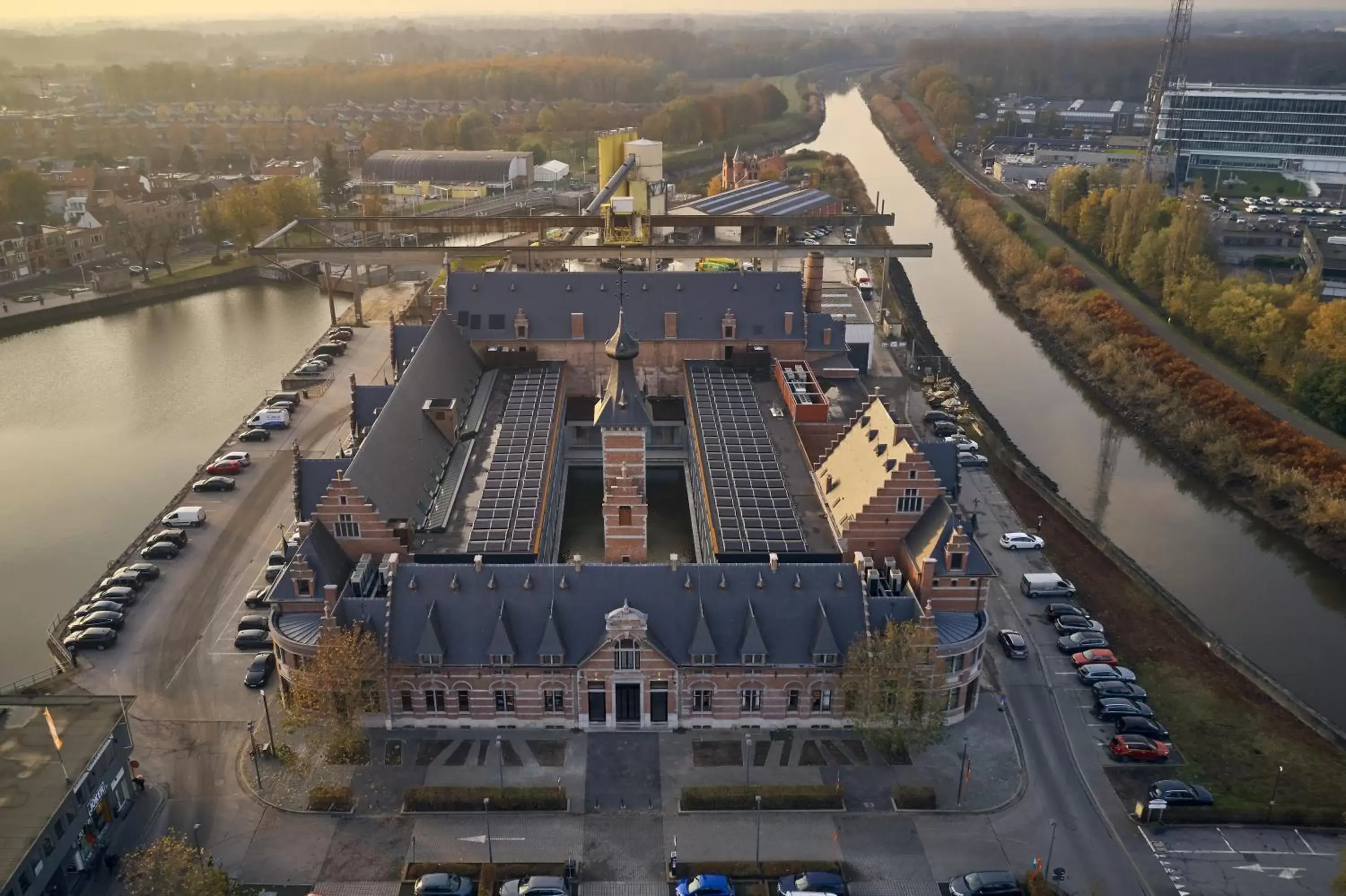 Bird's eye view, Bird's-eye View in Van der Valk Hotel Mechelen