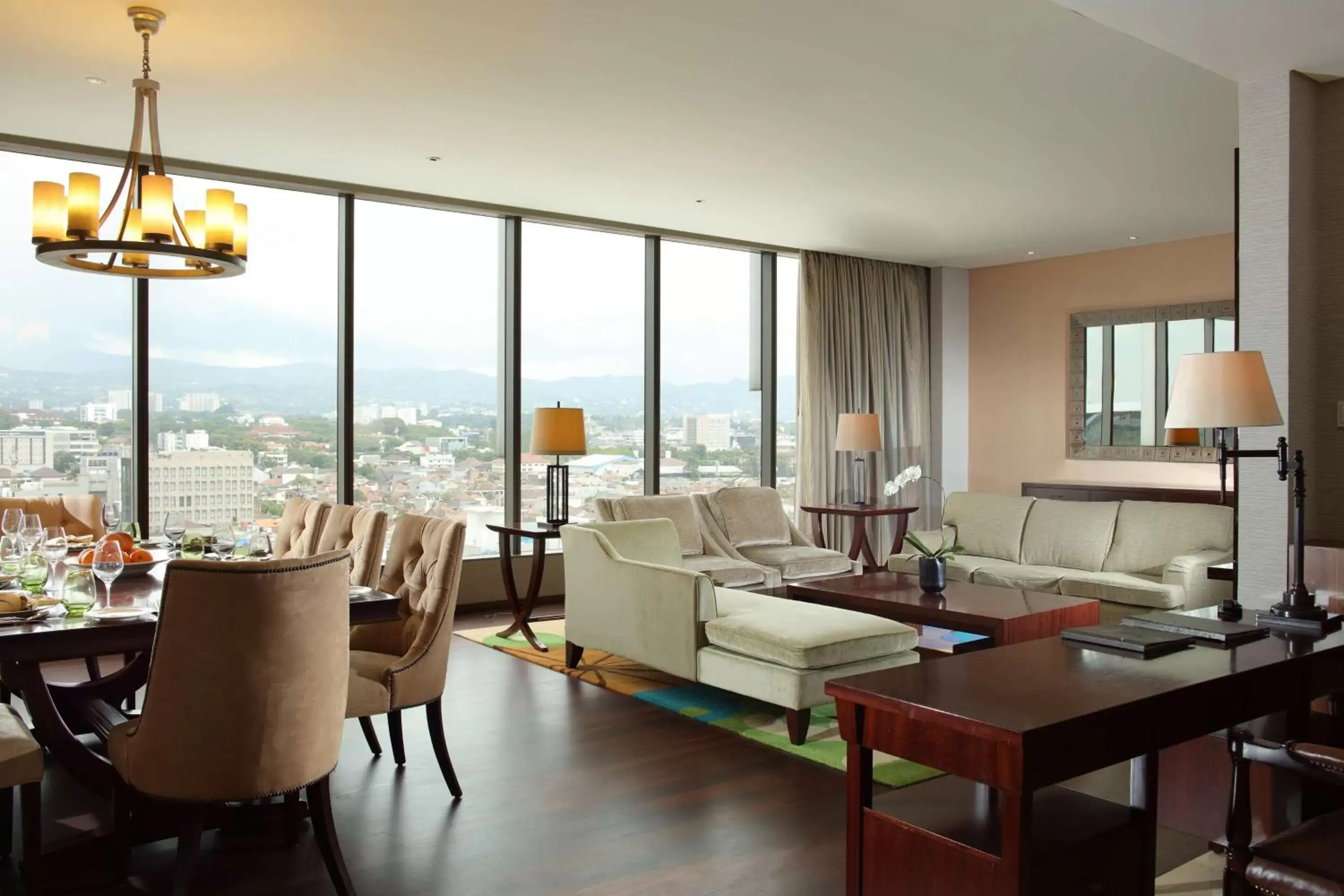 Living room in Hilton Bandung