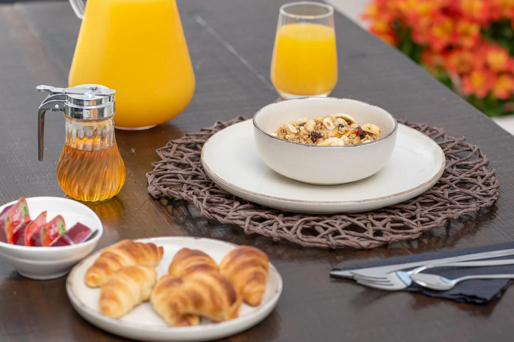 Breakfast in Ancient Knights Luxury Suites