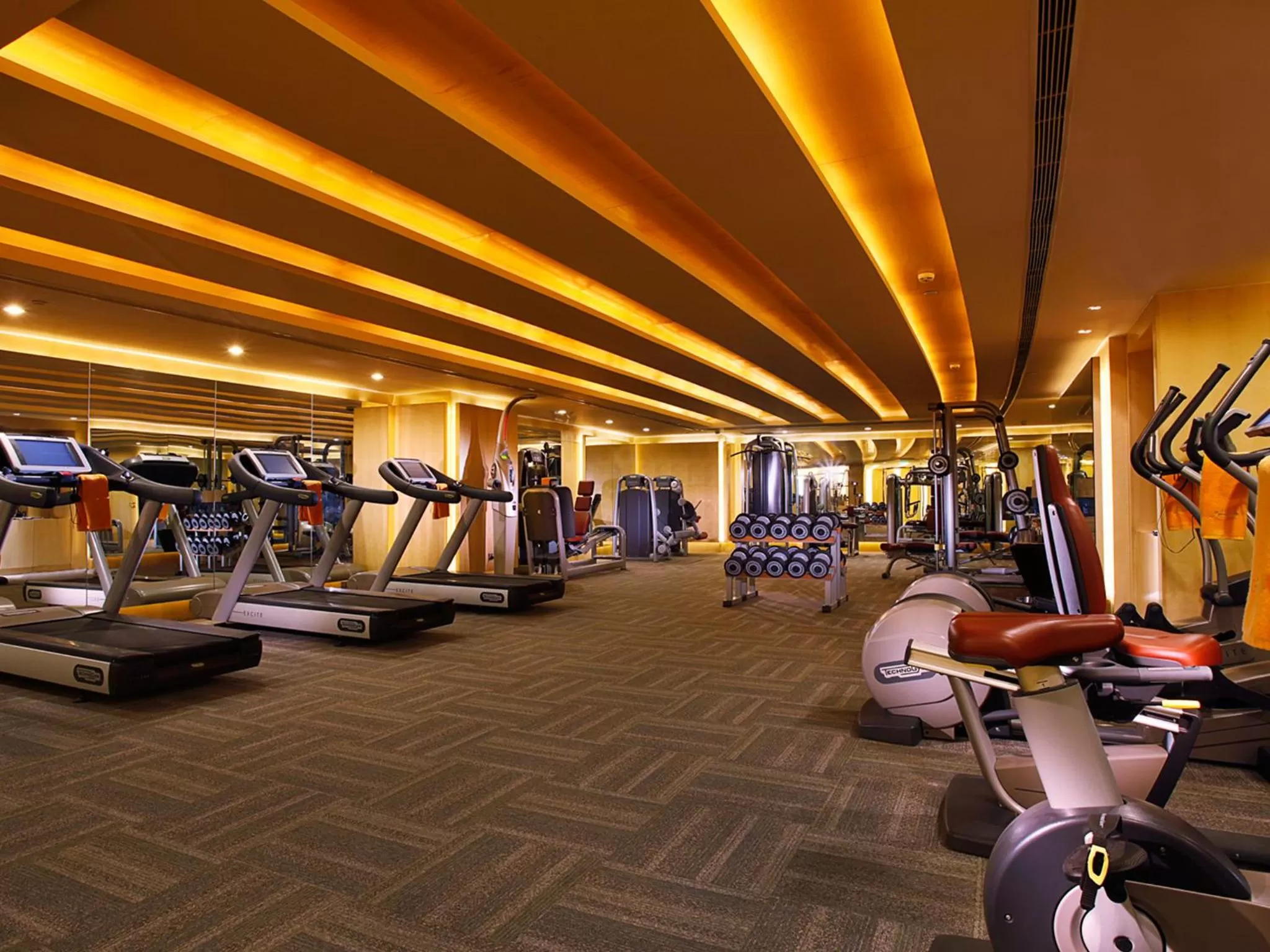 Fitness centre/facilities in Kempinski Hotel Yinchuan