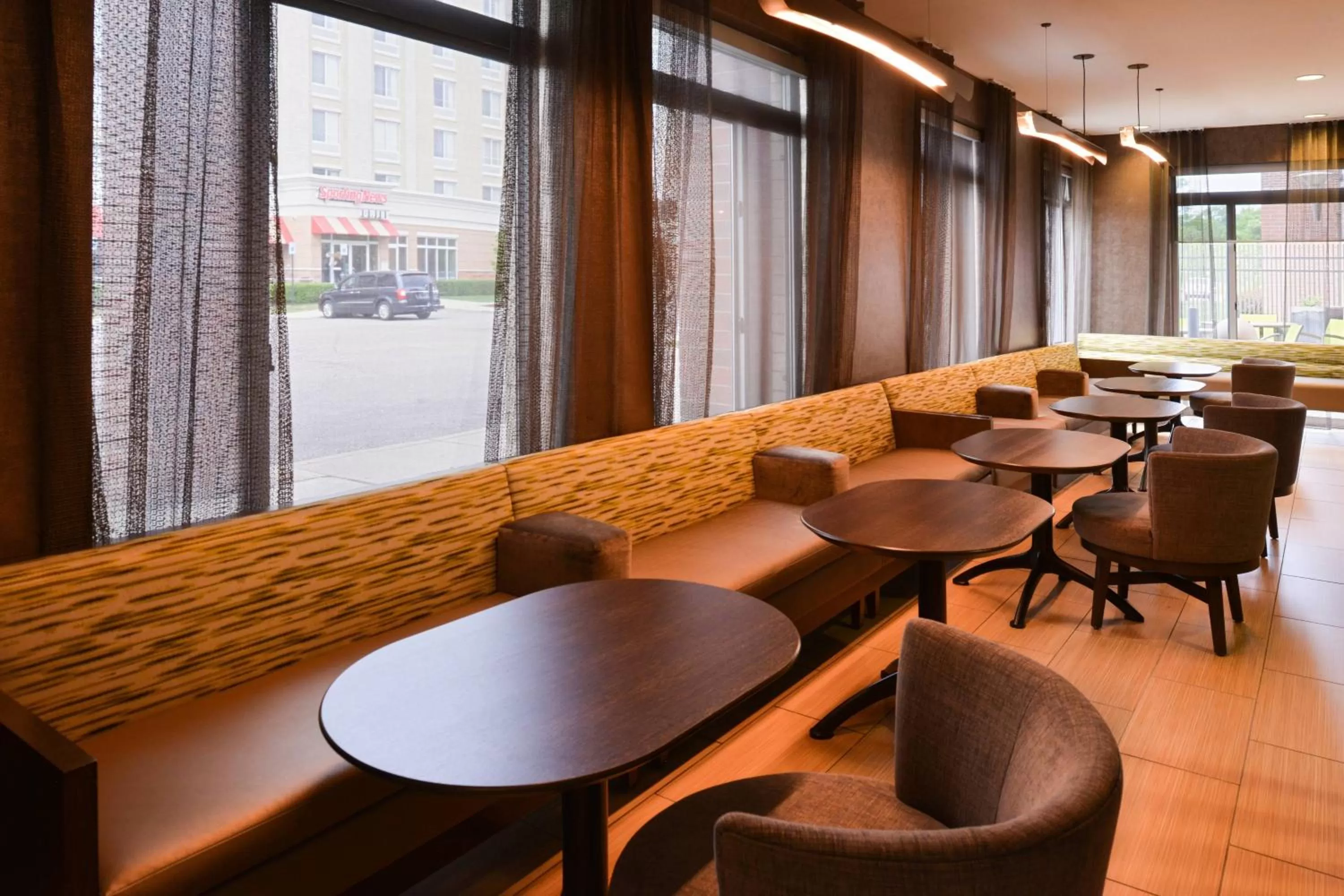 Lobby or reception in Springhill Suites by Marriott Detroit Metro Airport Romulus