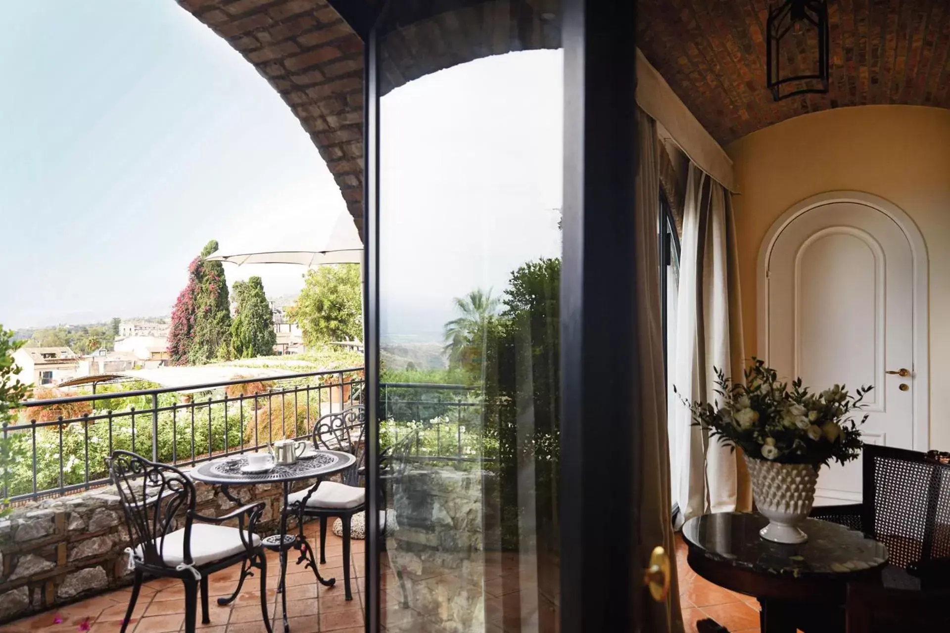 Balcony/Terrace in Grand Hotel Timeo, A Belmond Hotel, Taormina