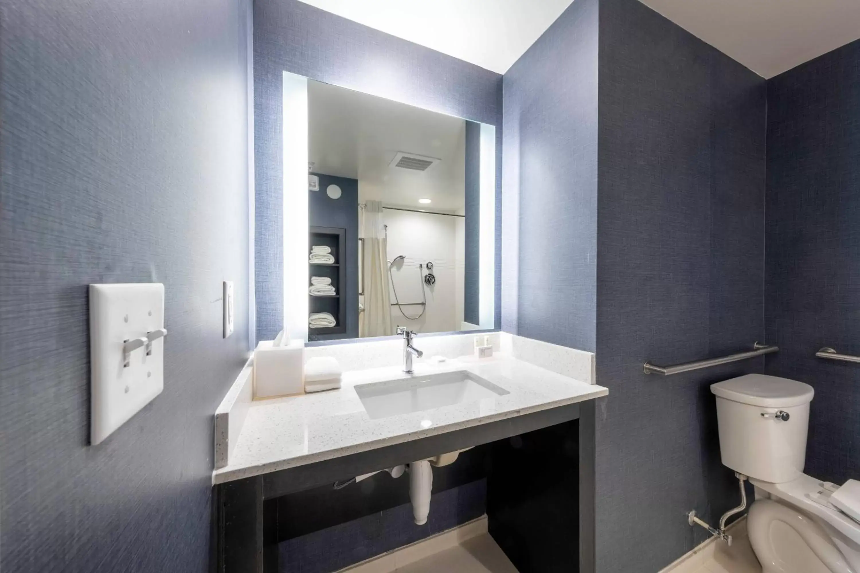 Bathroom in Residence Inn by Marriott Richmond at the Notch