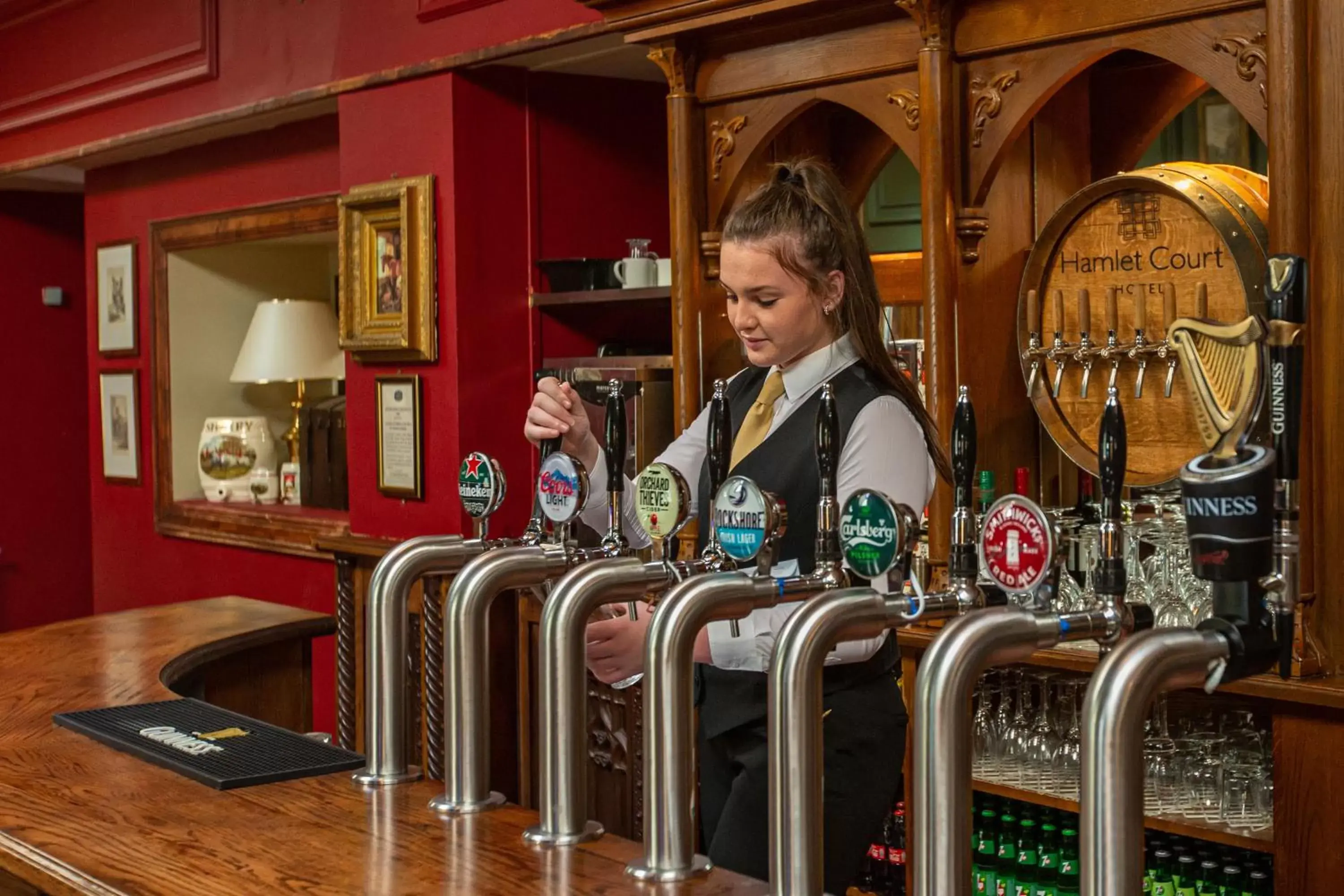 Staff in Hamlet Court Hotel