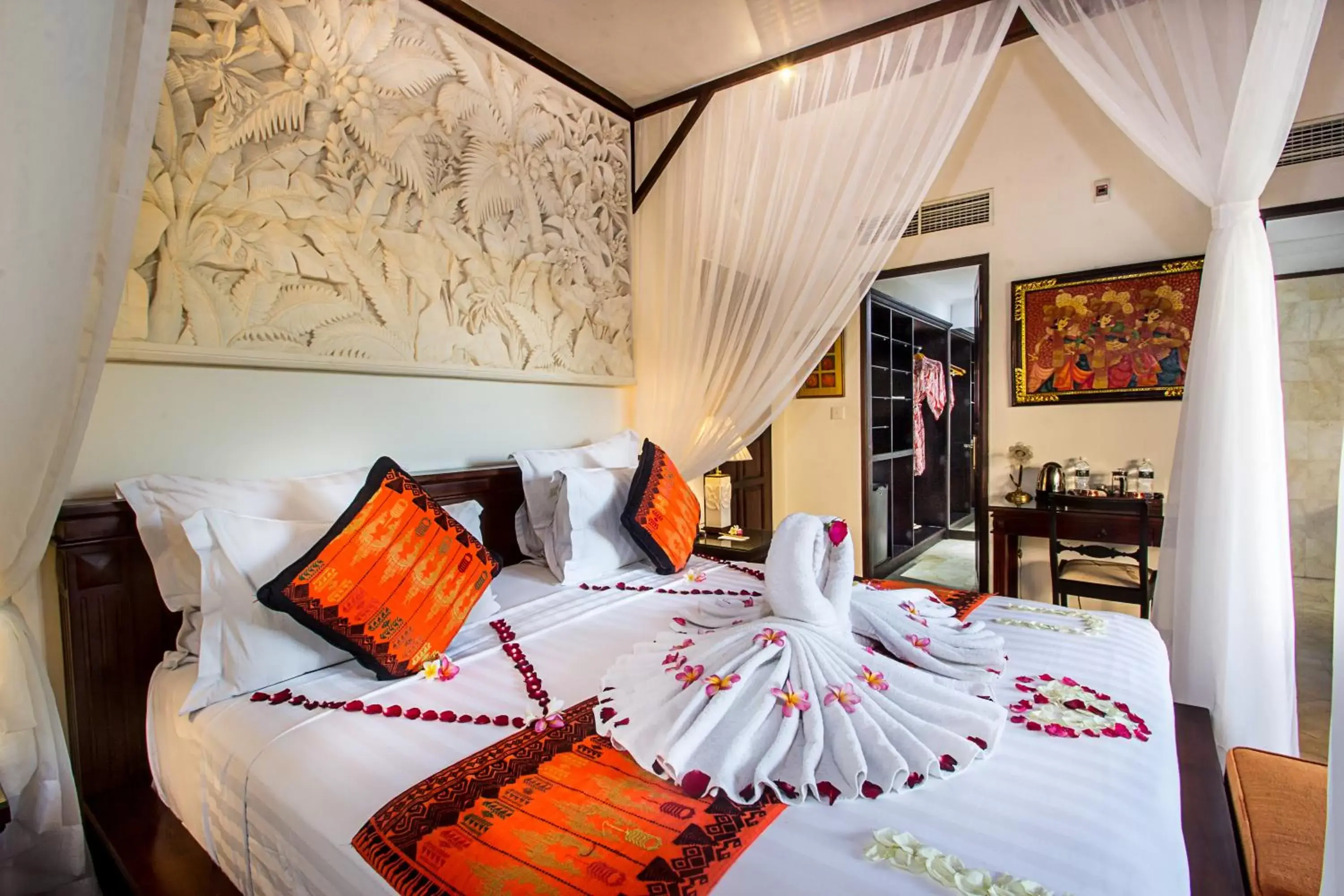 Bird's eye view, Bed in Manzelejepun Luxury Villa & Pavilion