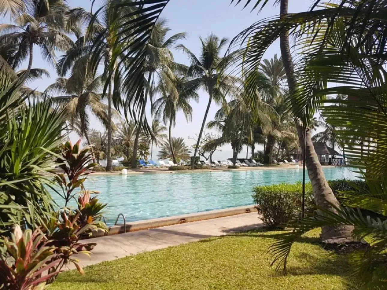 Beach, Swimming Pool in Hotel Jardin Savana Dakar
