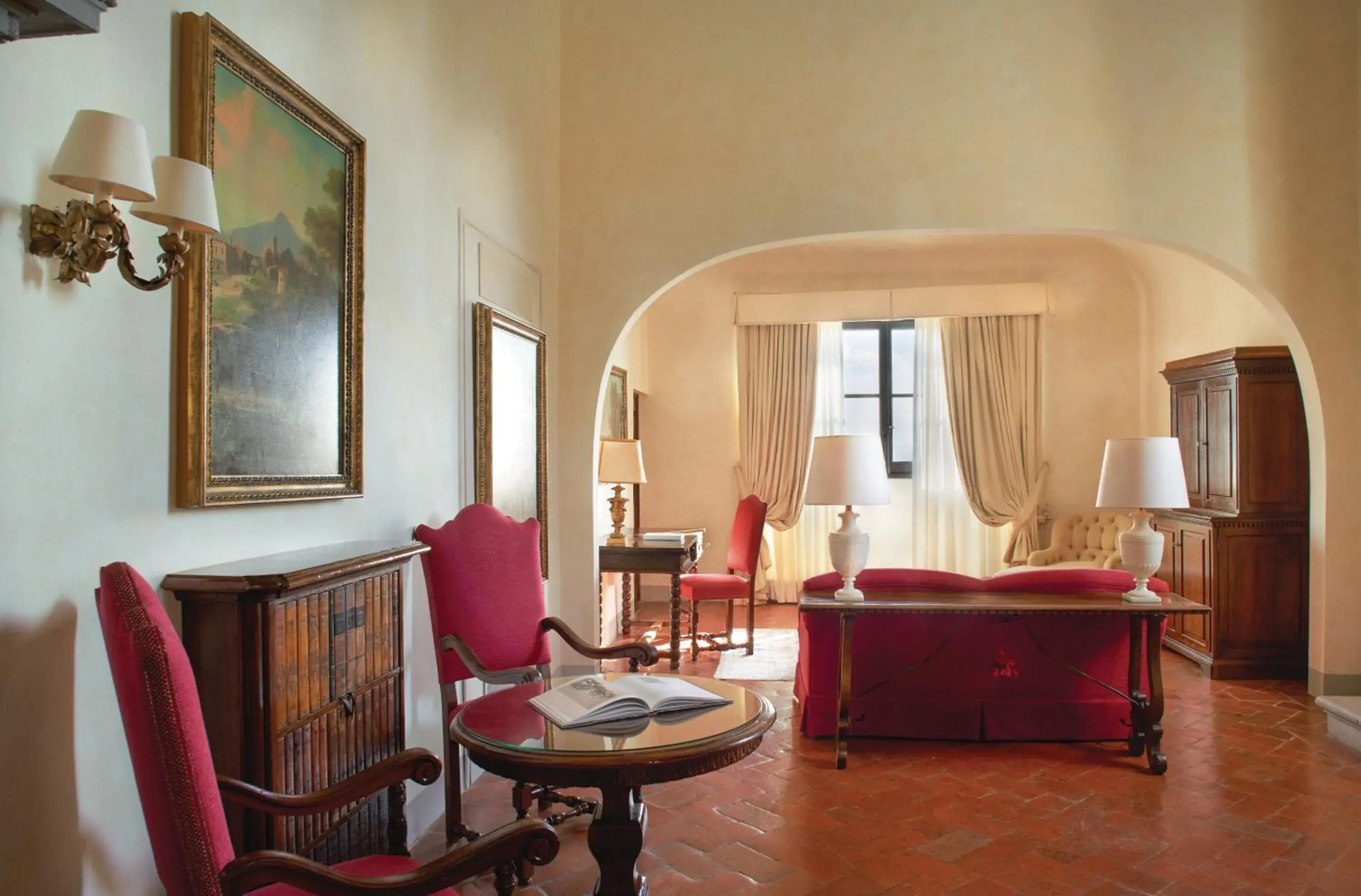 Living room, Seating Area in Villa San Michele, A Belmond Hotel, Florence