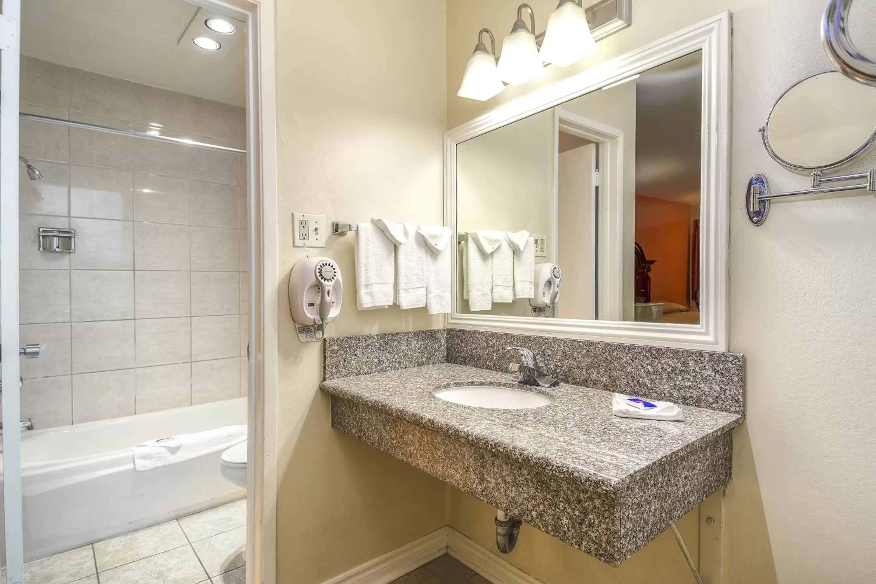 Bathroom in Motel 6-Claremont, CA