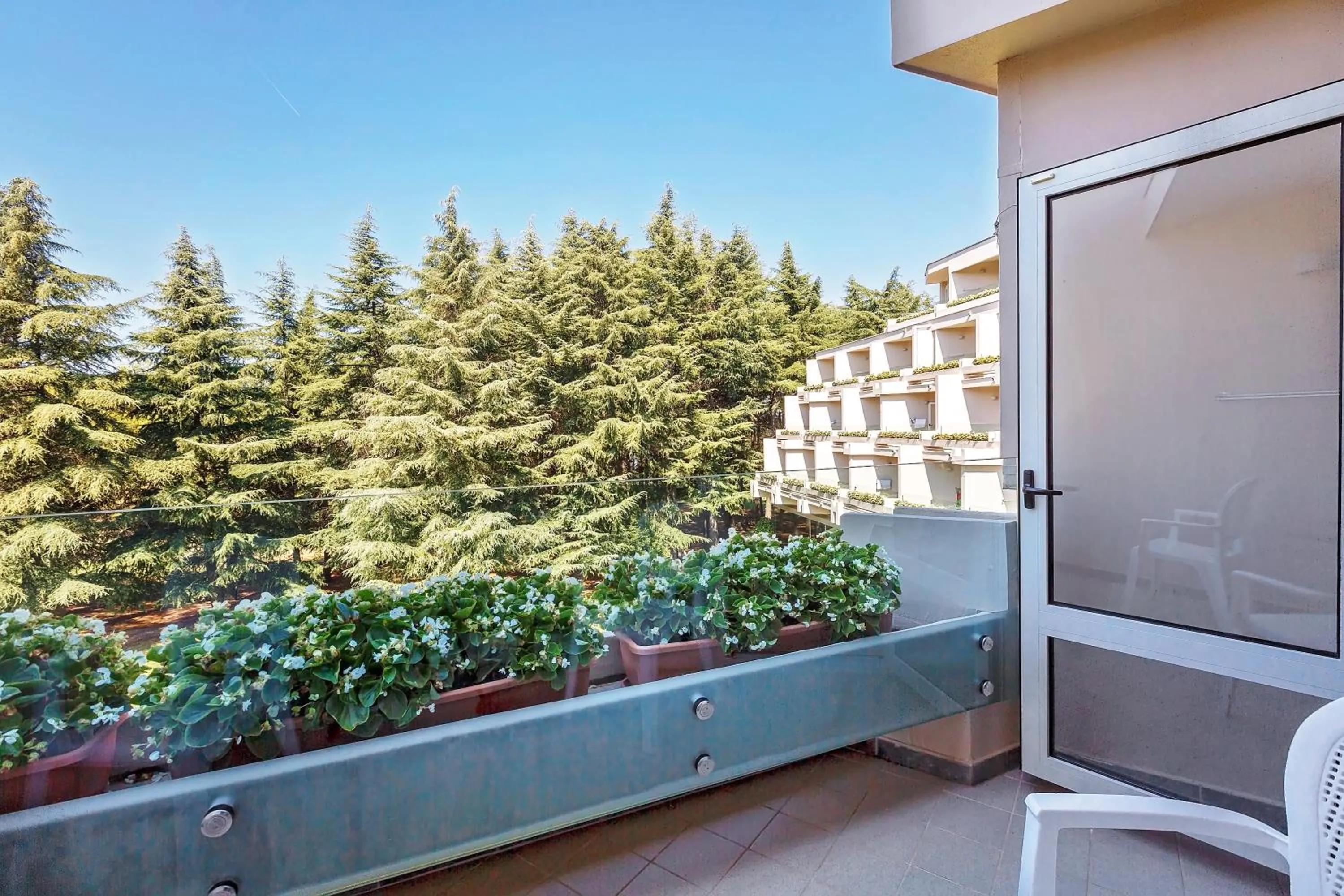 Balcony/Terrace in Hotel Mediteran Plava Laguna