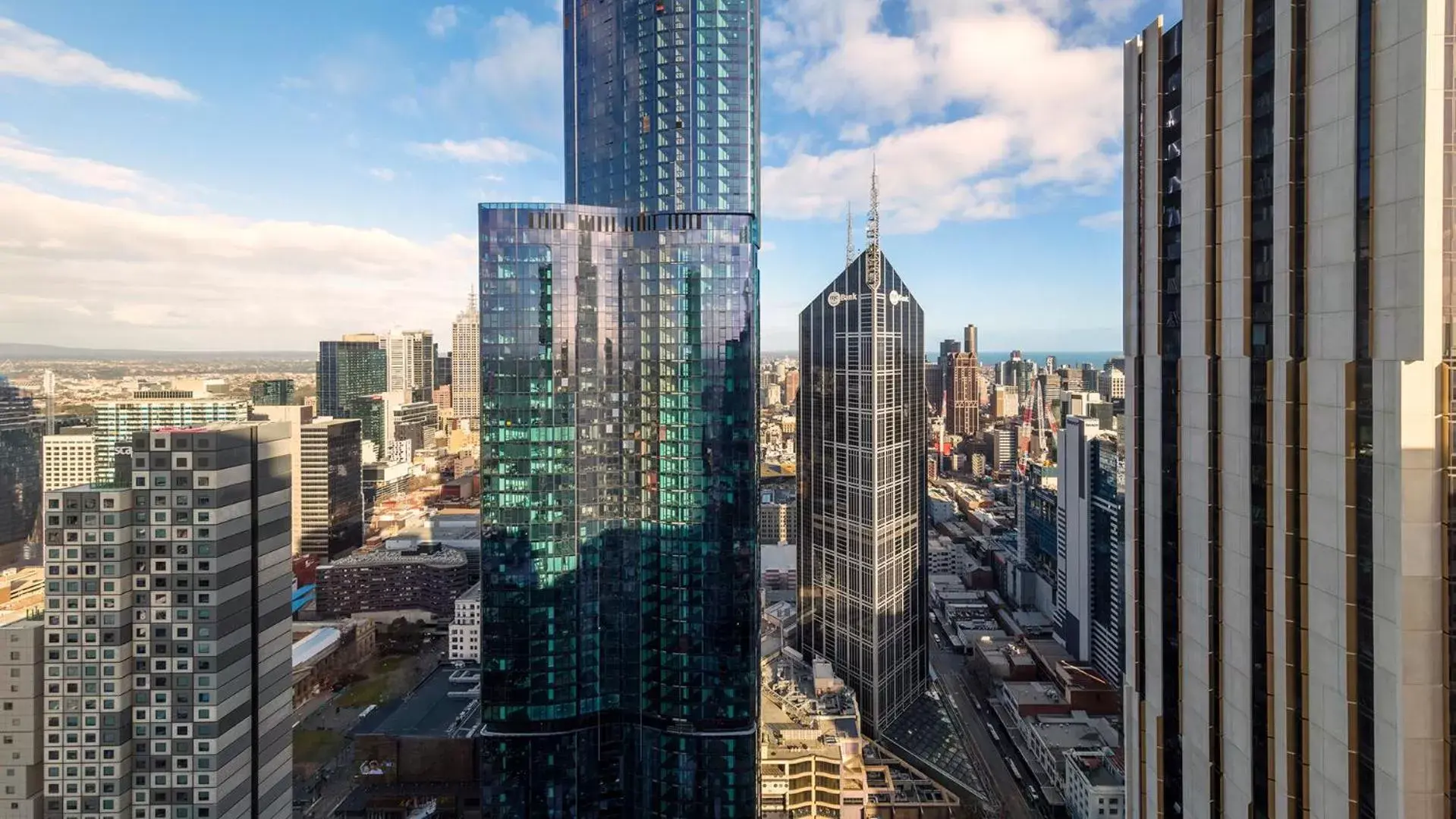 City view in Avani Melbourne Central Residences