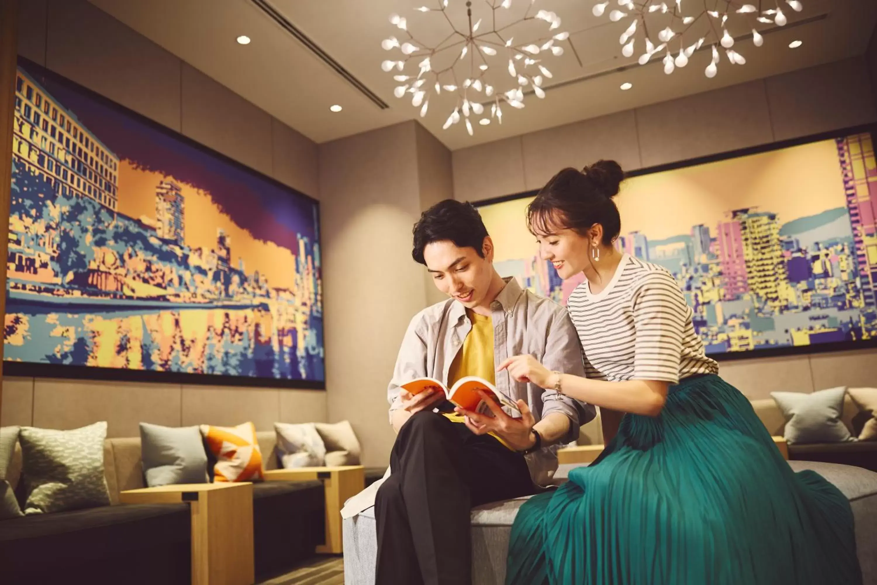 Seating area in Holiday Inn Express Osaka City Centre- Midosuji, an IHG Hotel