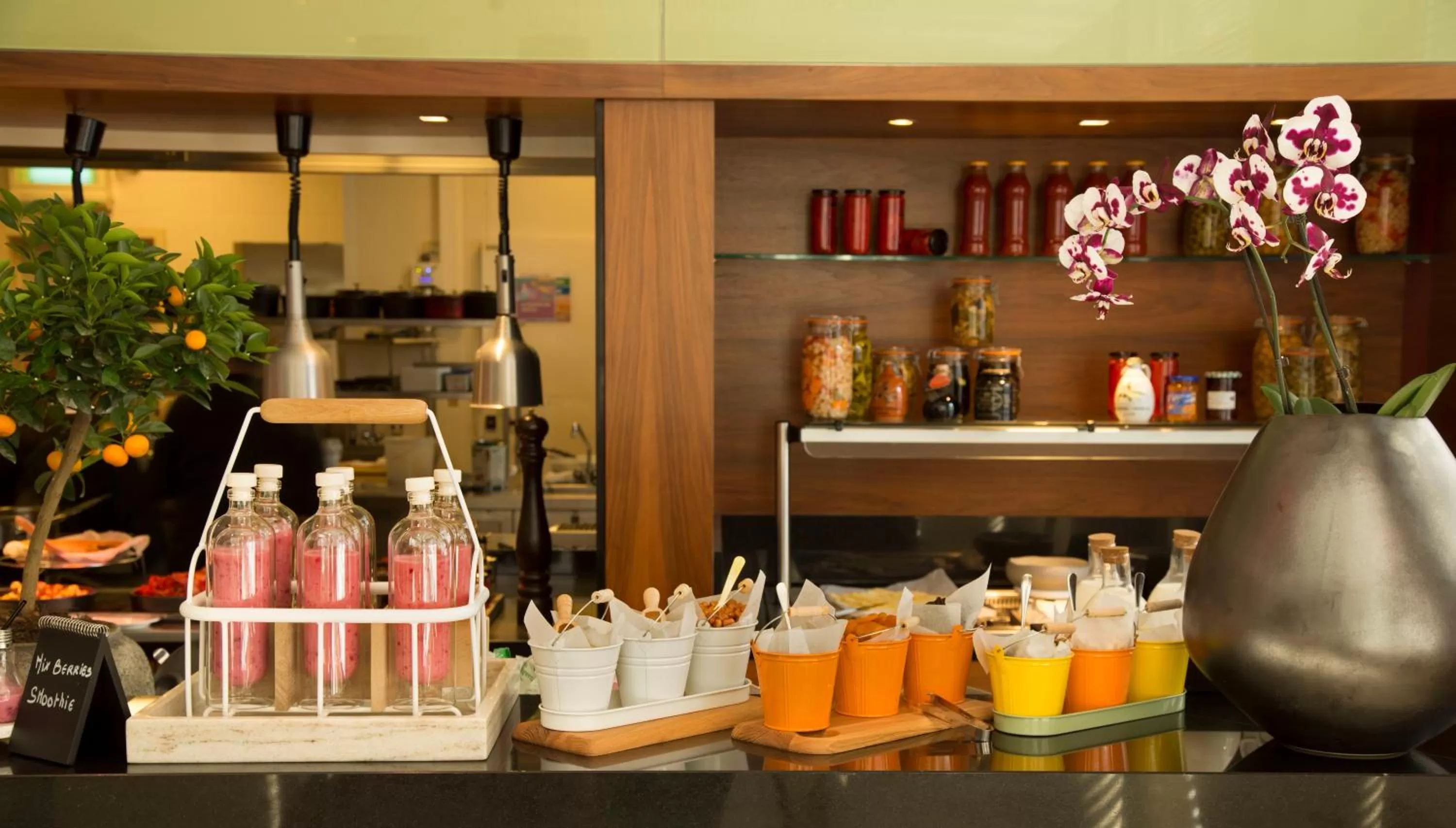 Buffet breakfast in Radisson Blu Royal Hotel, Bergen