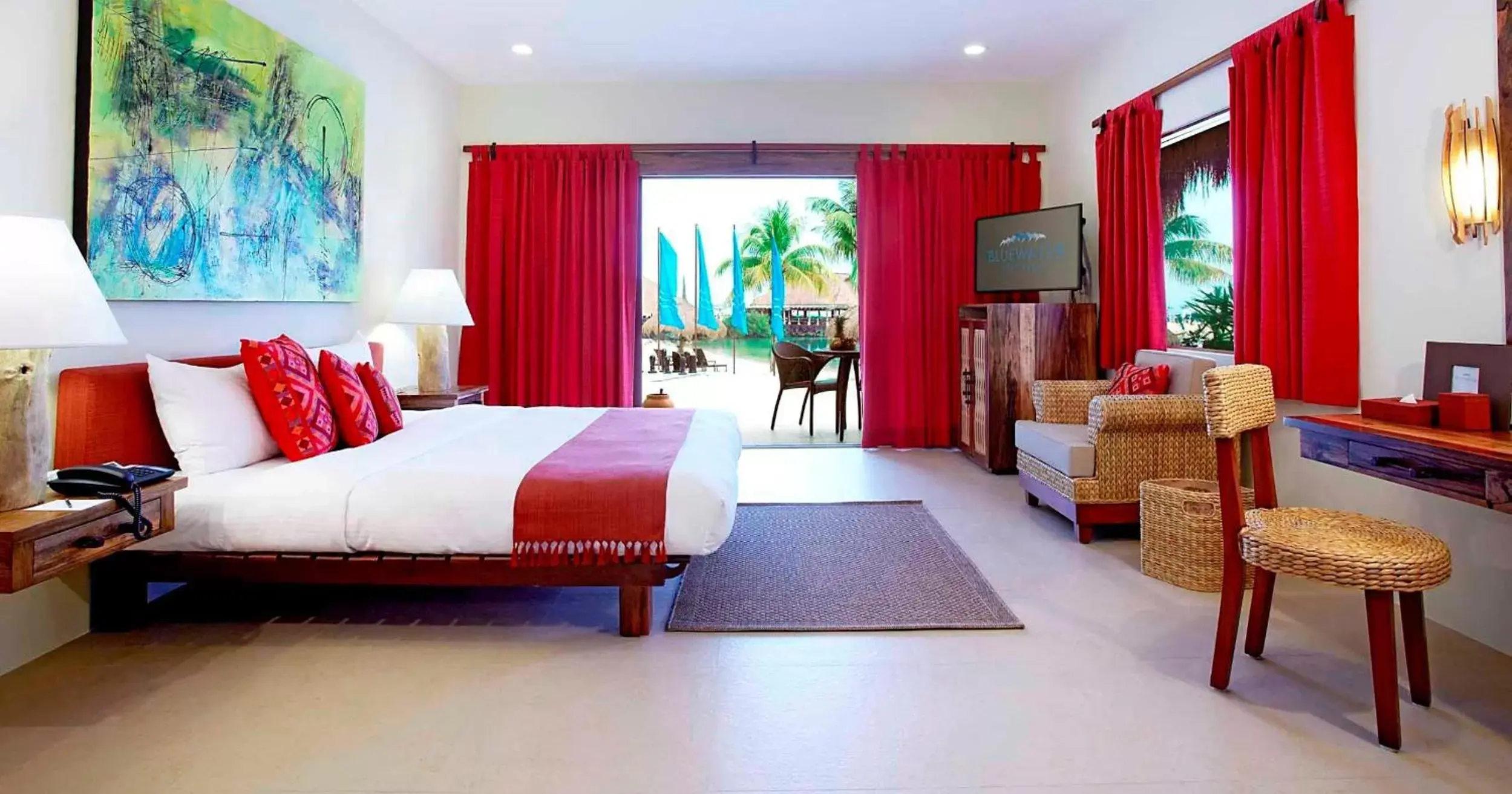 Bedroom in Bluewater Maribago Beach Resort