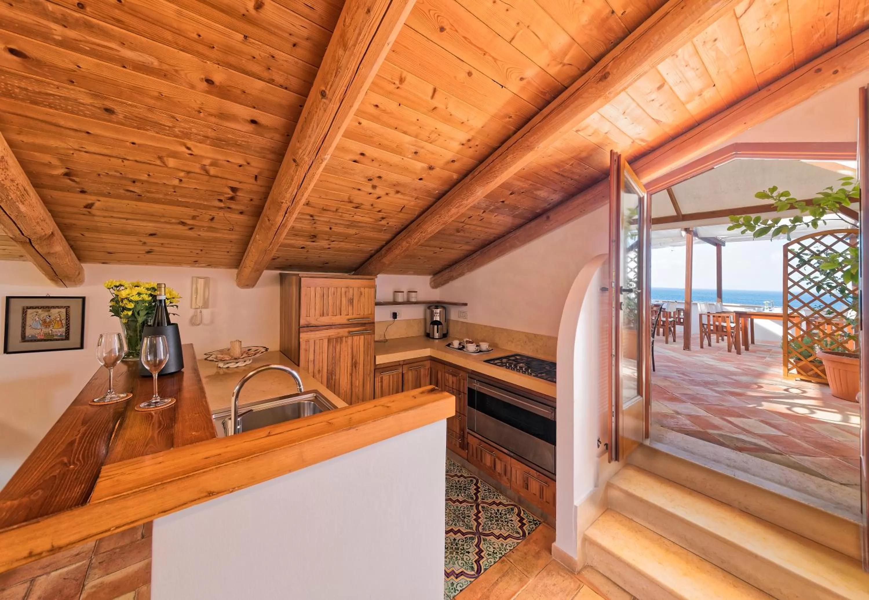 Balcony/Terrace in Villa Lieta