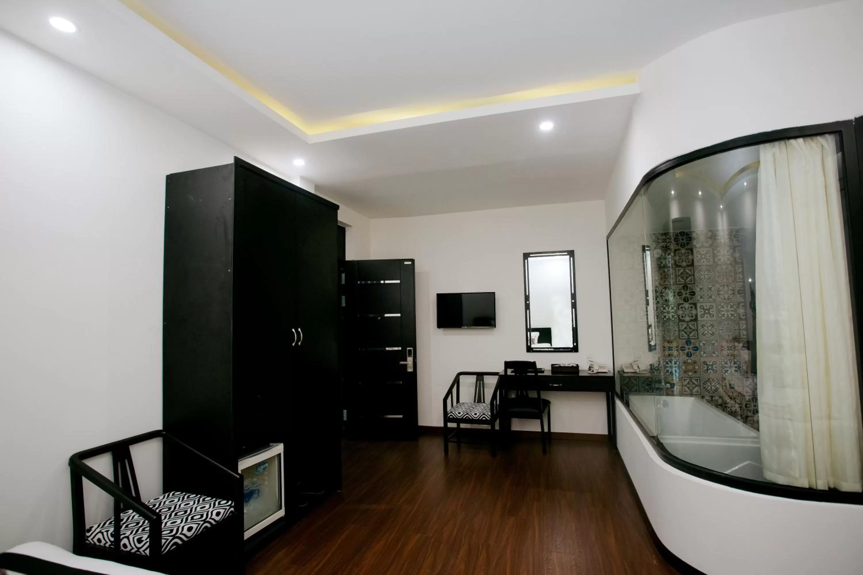 Bedroom in Hoianation Villas Hotel