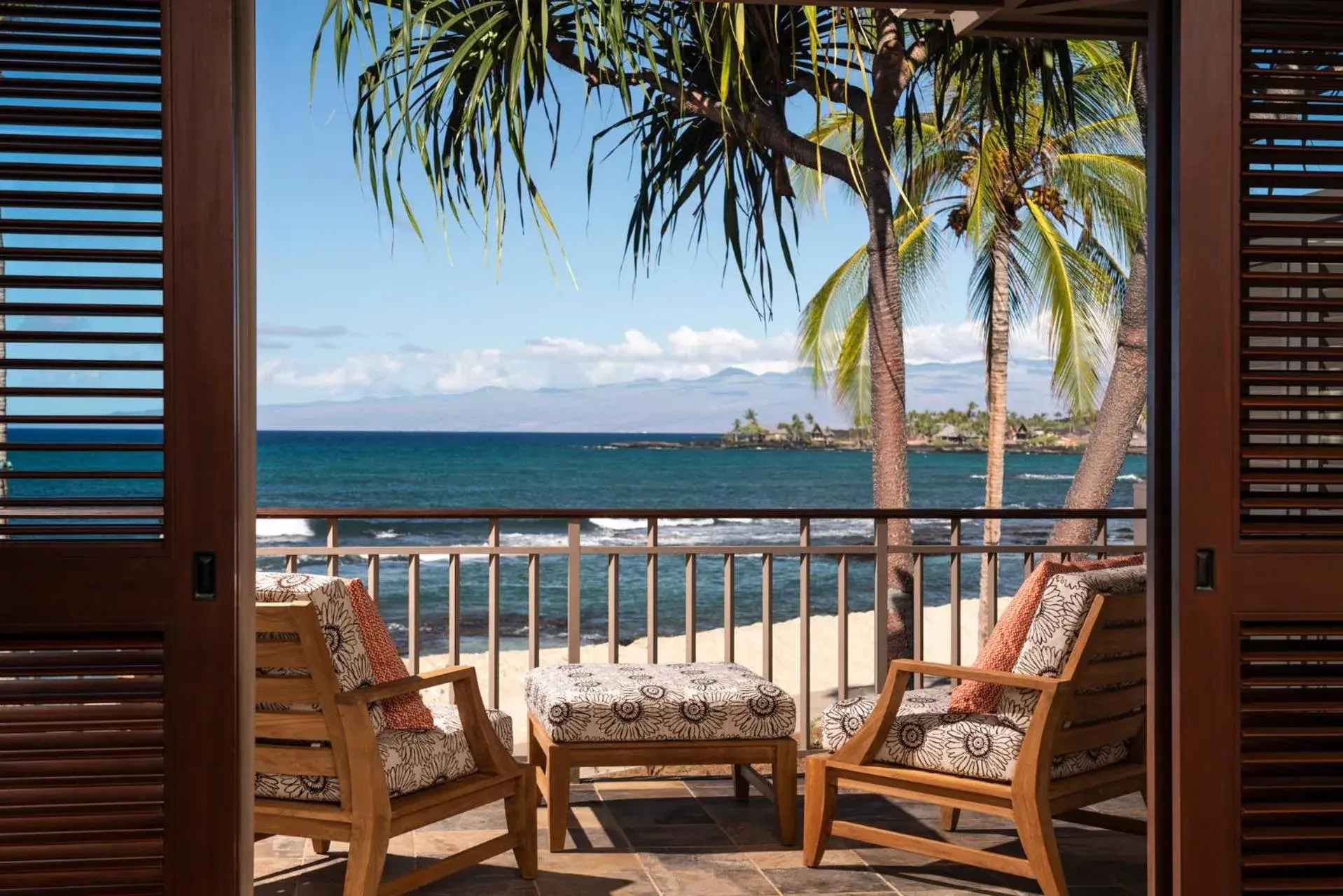 Patio in Four Seasons Resort Hualalai