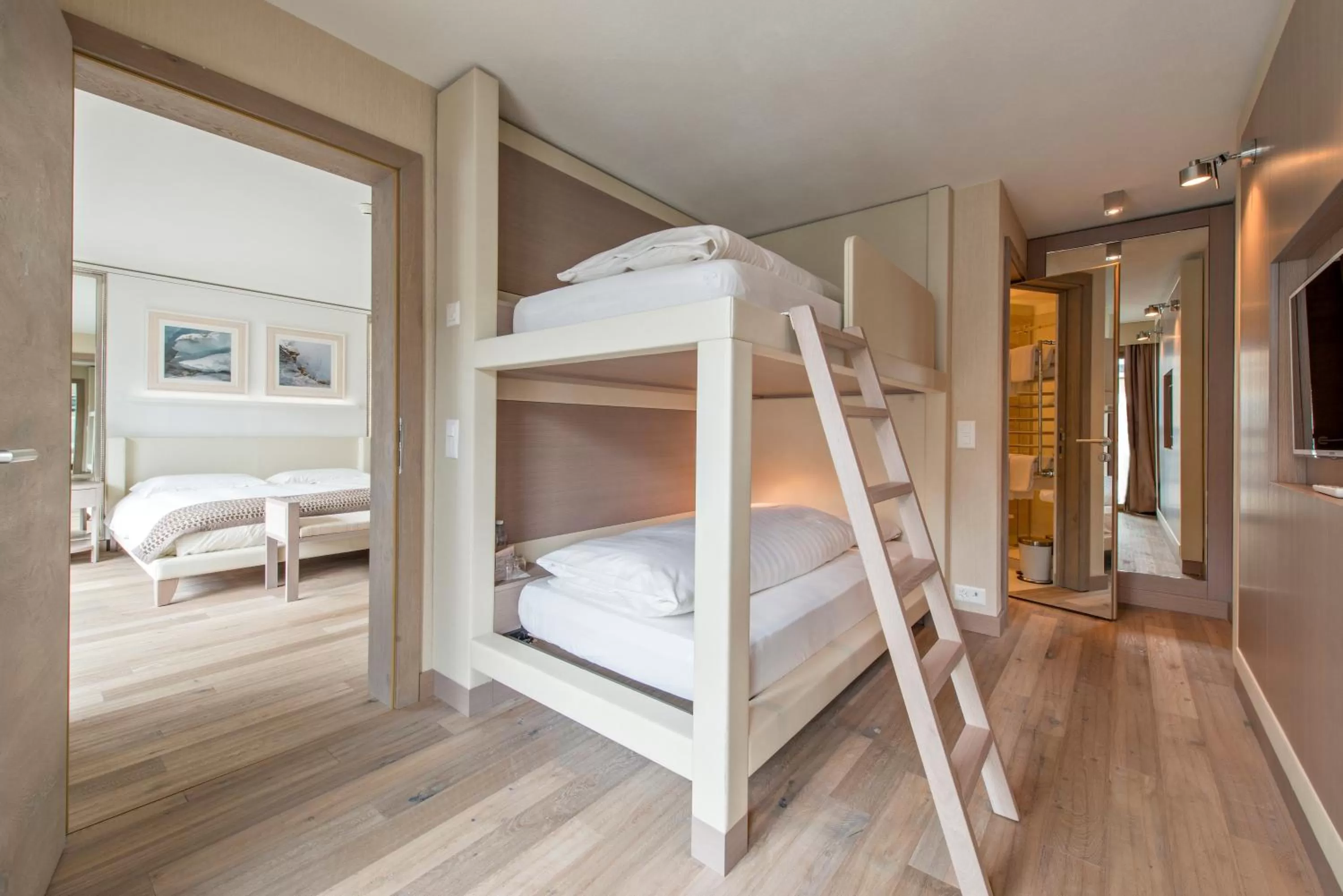 Photo of the whole room, Bed in Hotel Piz St. Moritz