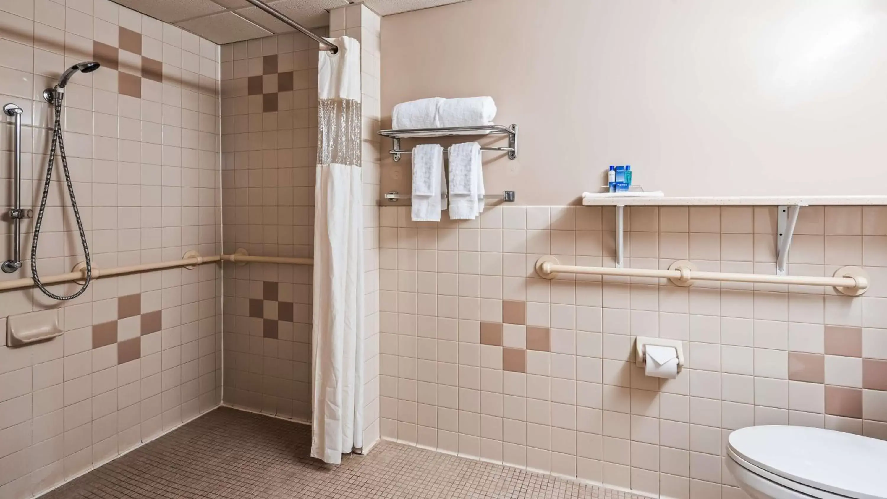 Bathroom in SureStay Hotel by Best Western East Brunswick