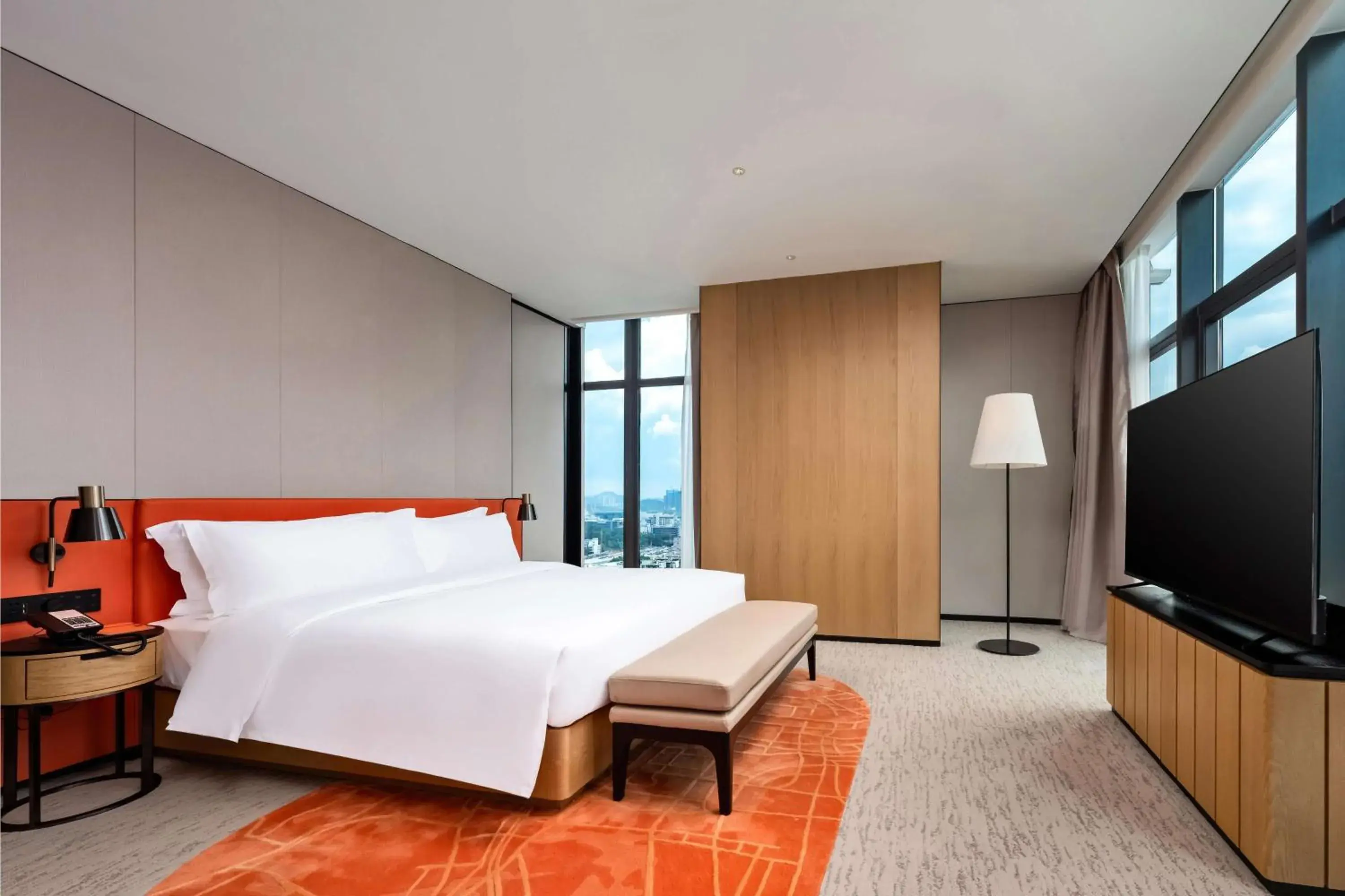 Bedroom in Hilton Garden Inn Shenzhen Nanshan Science & Technology Park