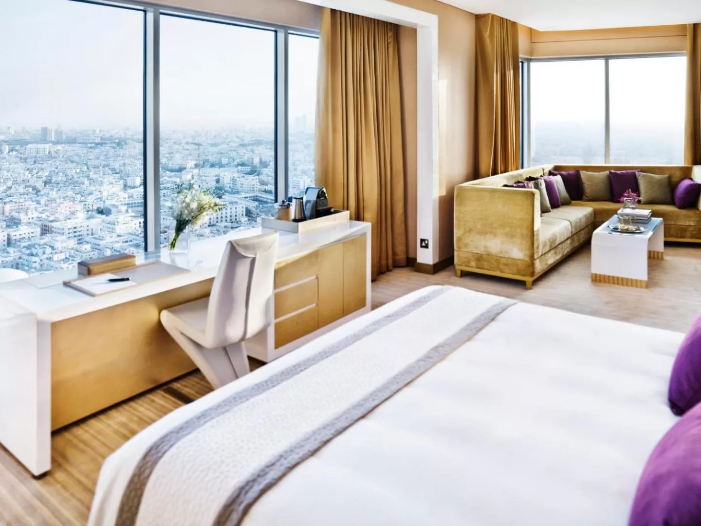 Bedroom, Bed in The Domain Bahrain Hotel and Spa - Adults Friendly 16 Years Plus