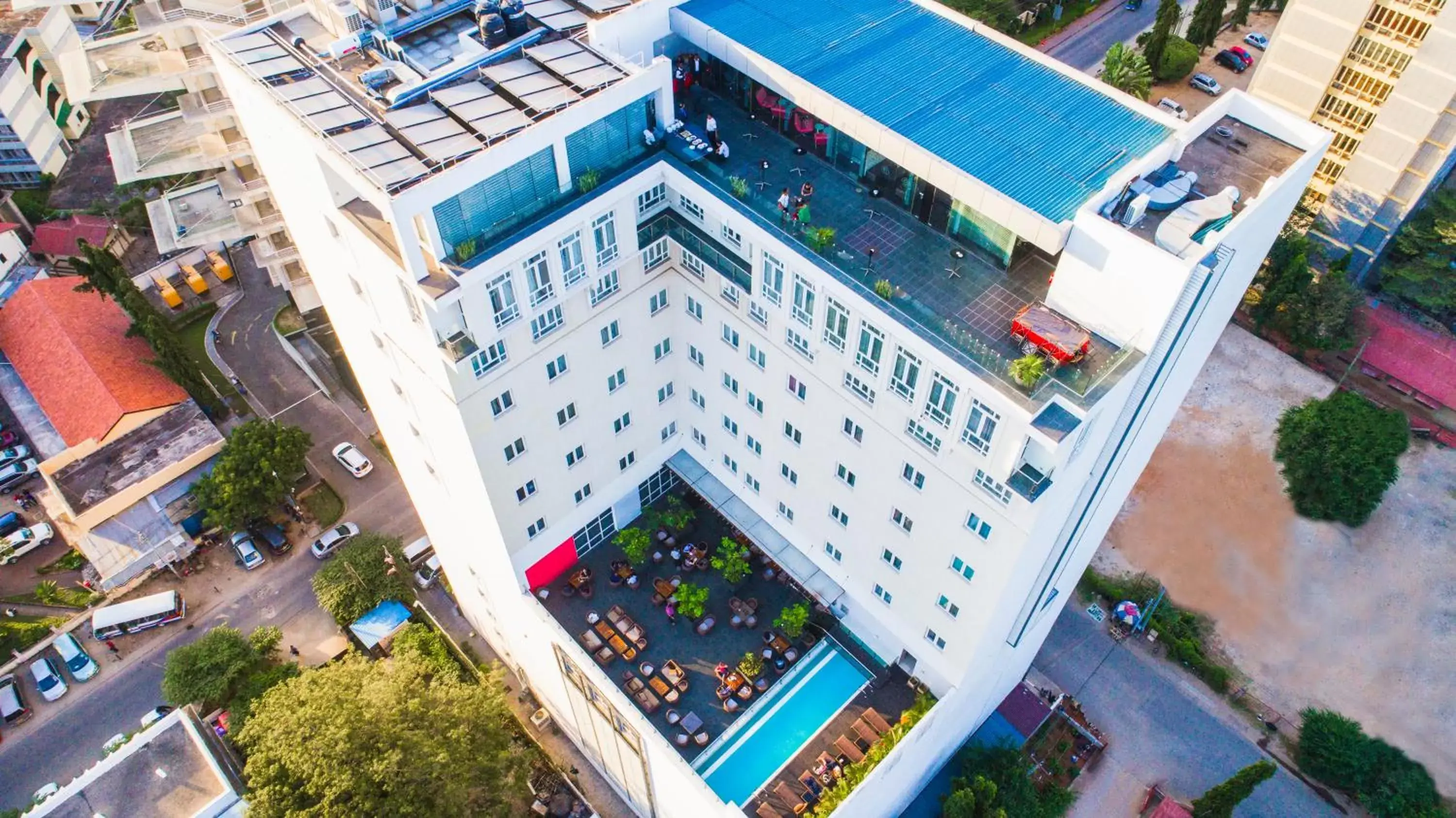 Property building, Bird's-eye View in Onomo Hotel Dar es Salaam