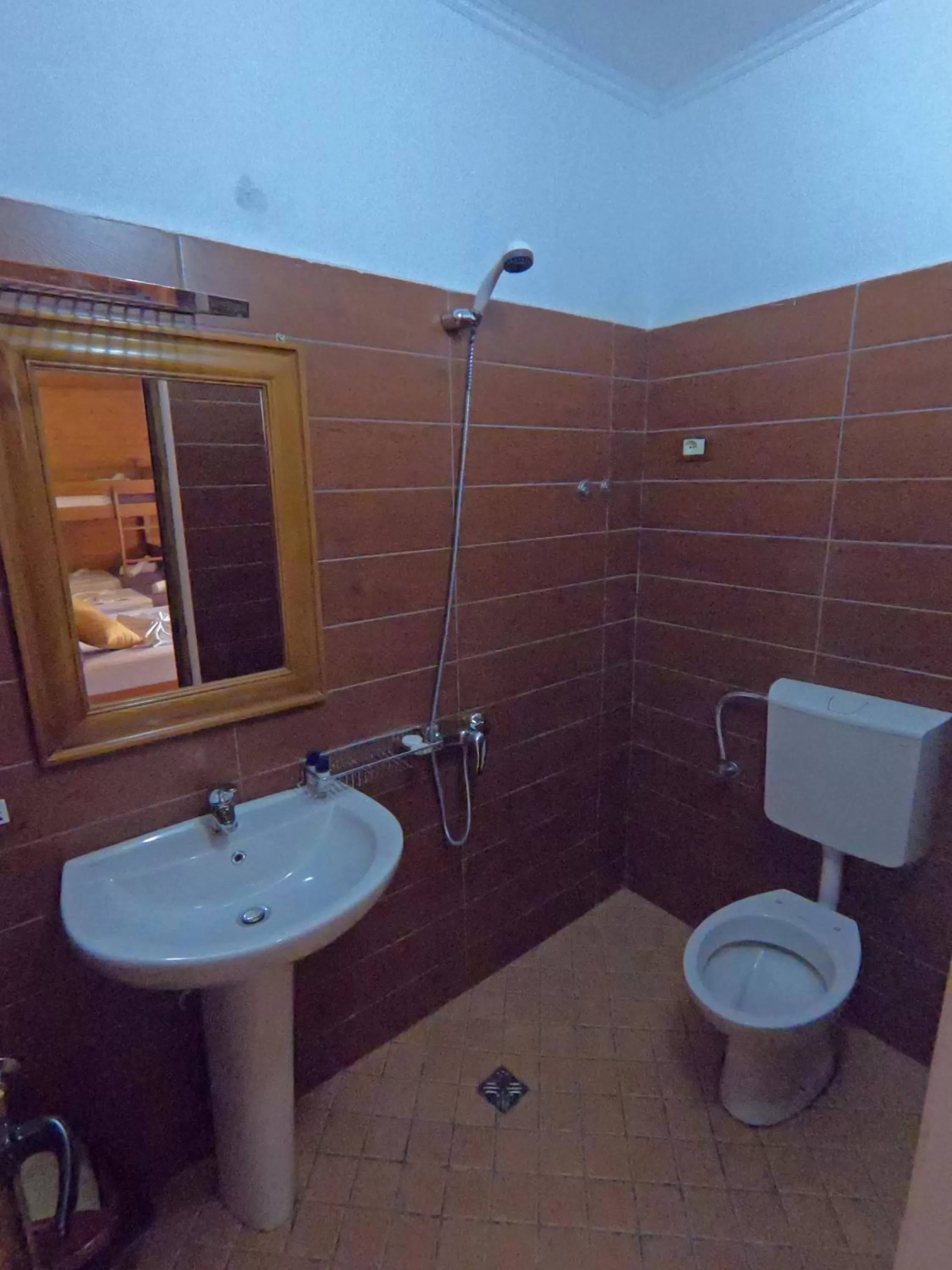 Toilet in Hotel Bicaj