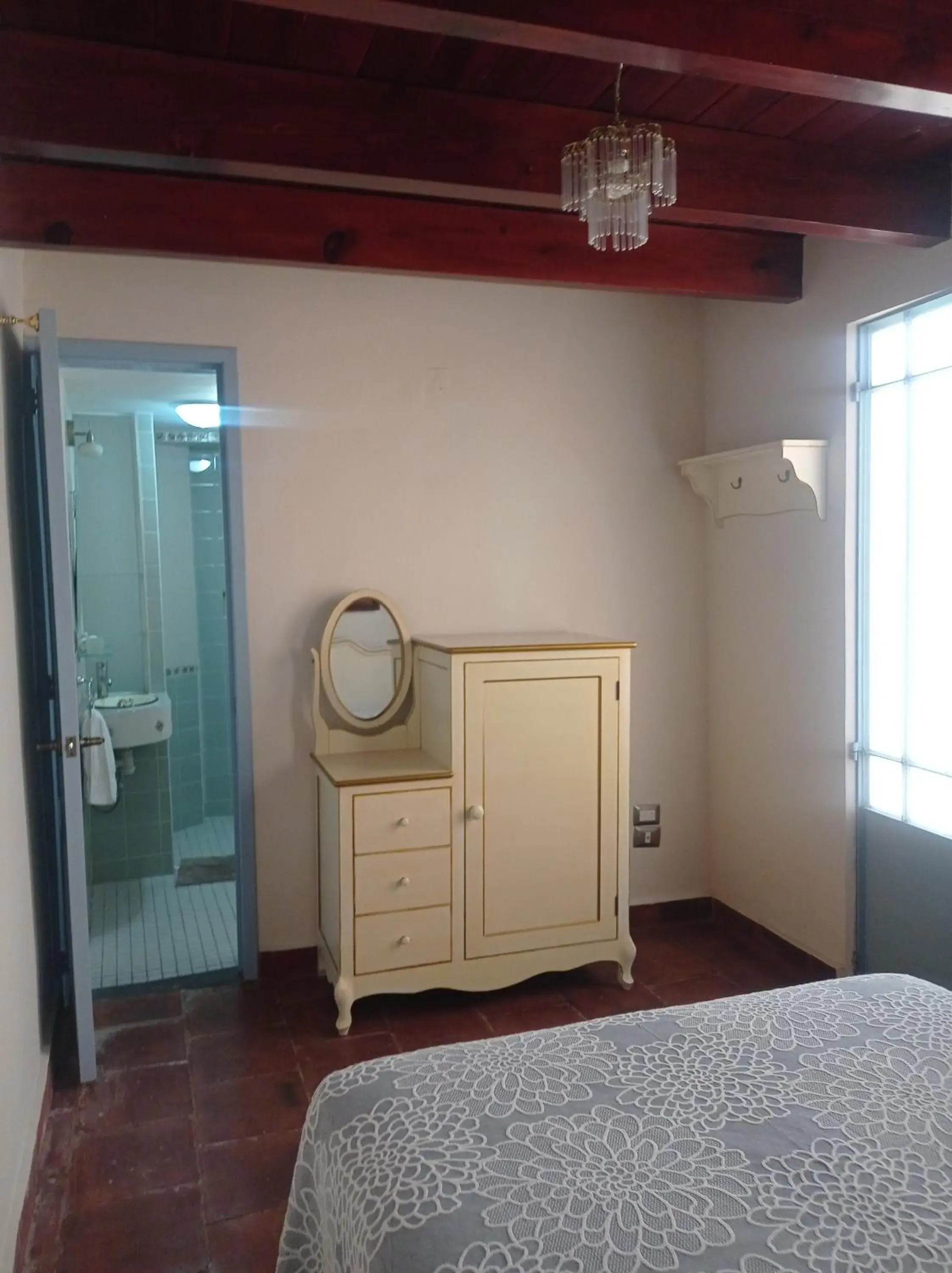 Bed, Bathroom in Posada Antiguo Camino Real