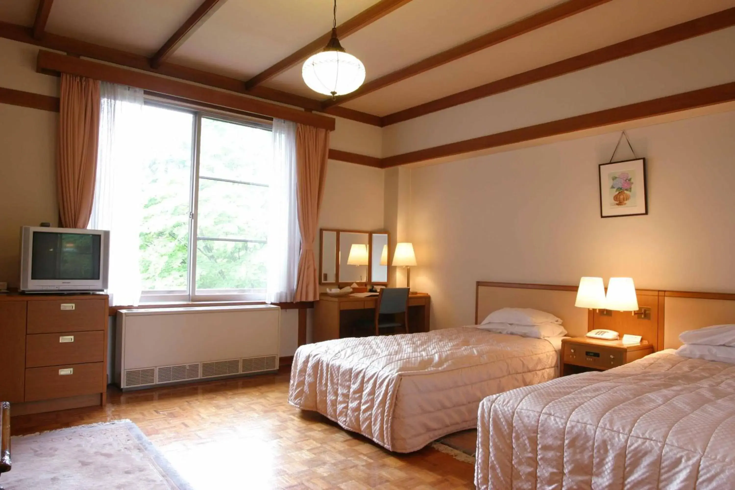 Bed in Nikko Kanaya Hotel Bed in Nikko Kanaya Hotel