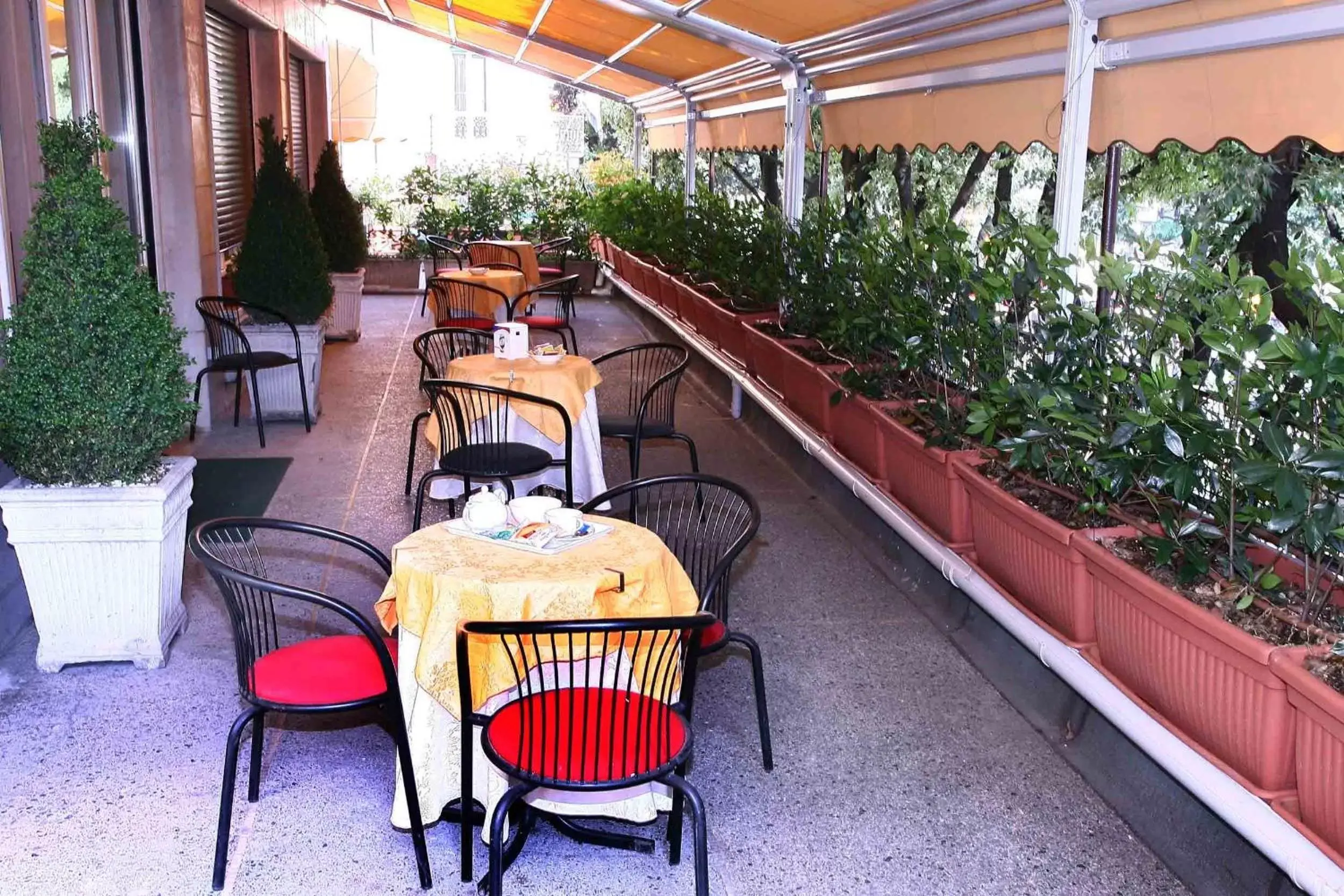 Balcony/Terrace, Restaurant/Places to Eat in B&B La Terrazza