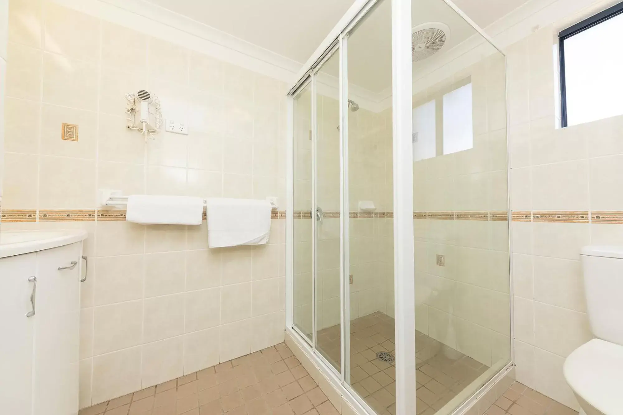 Shower, Bathroom in Hotel Forster