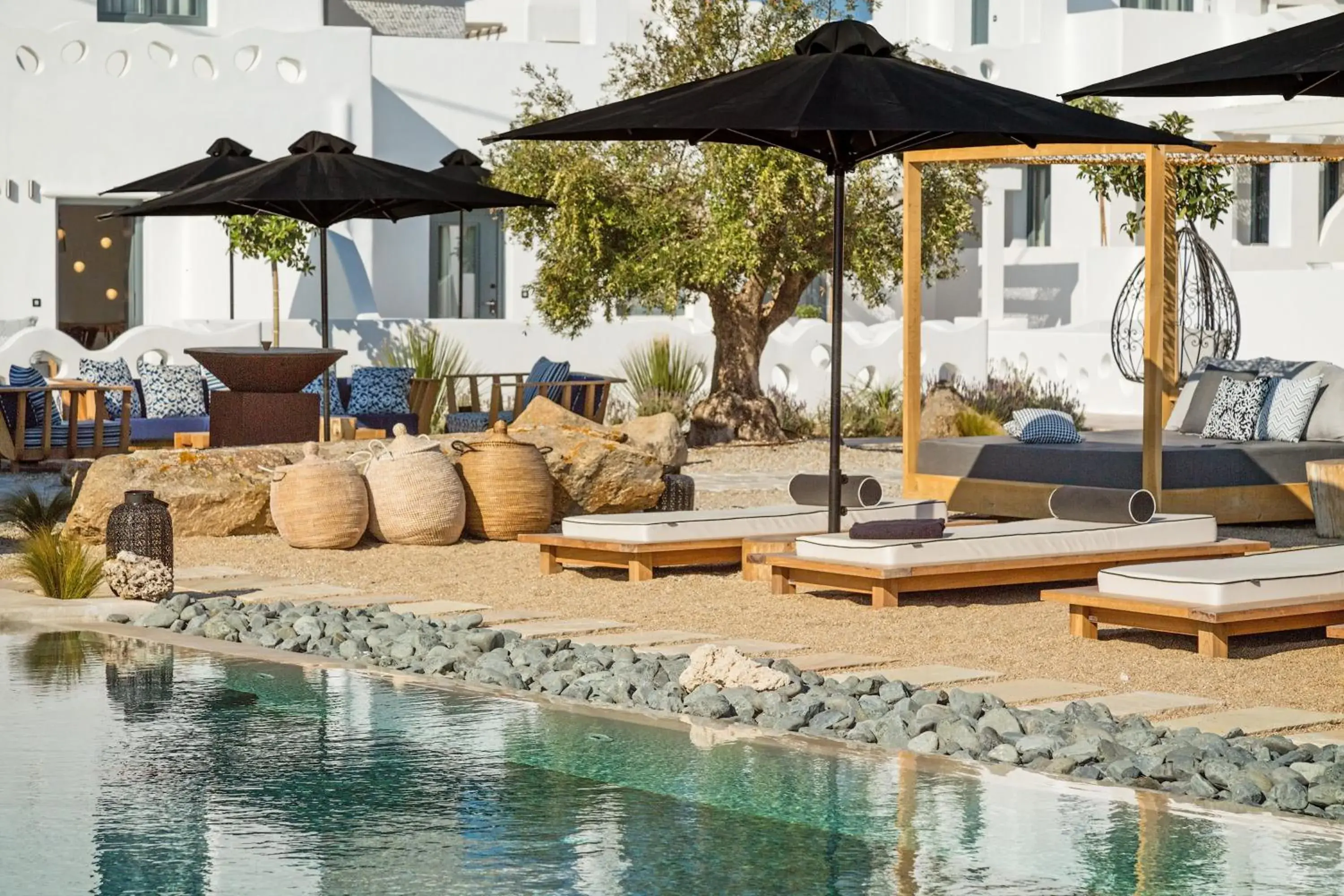 Garden, Swimming Pool in Portes Suites & Villas Mykonos